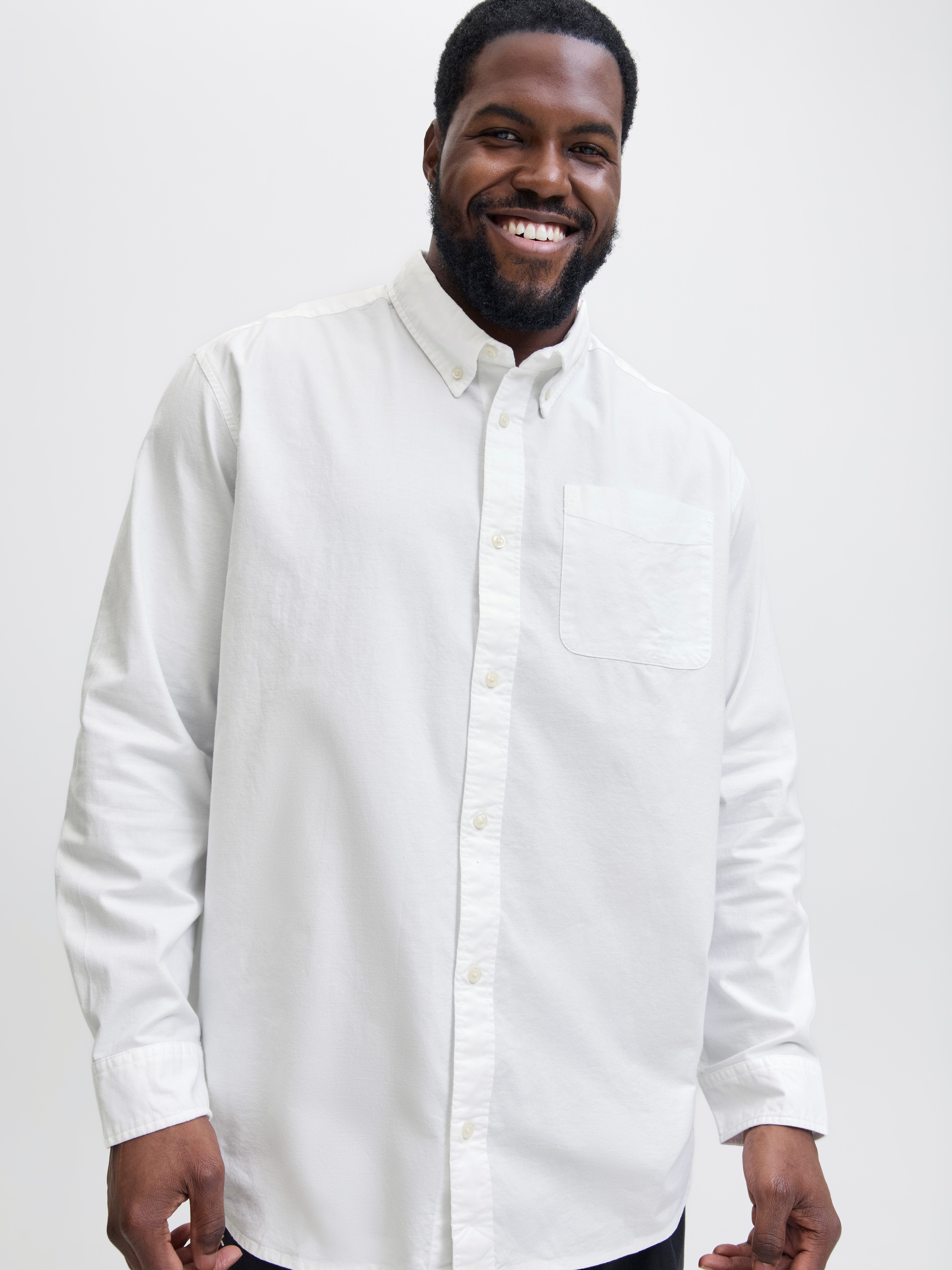 Jack & Jones PlusSize Langarmhemd JPRBLUBROOK OXFORD SHIRT L/S NOOS PLS günstig online kaufen