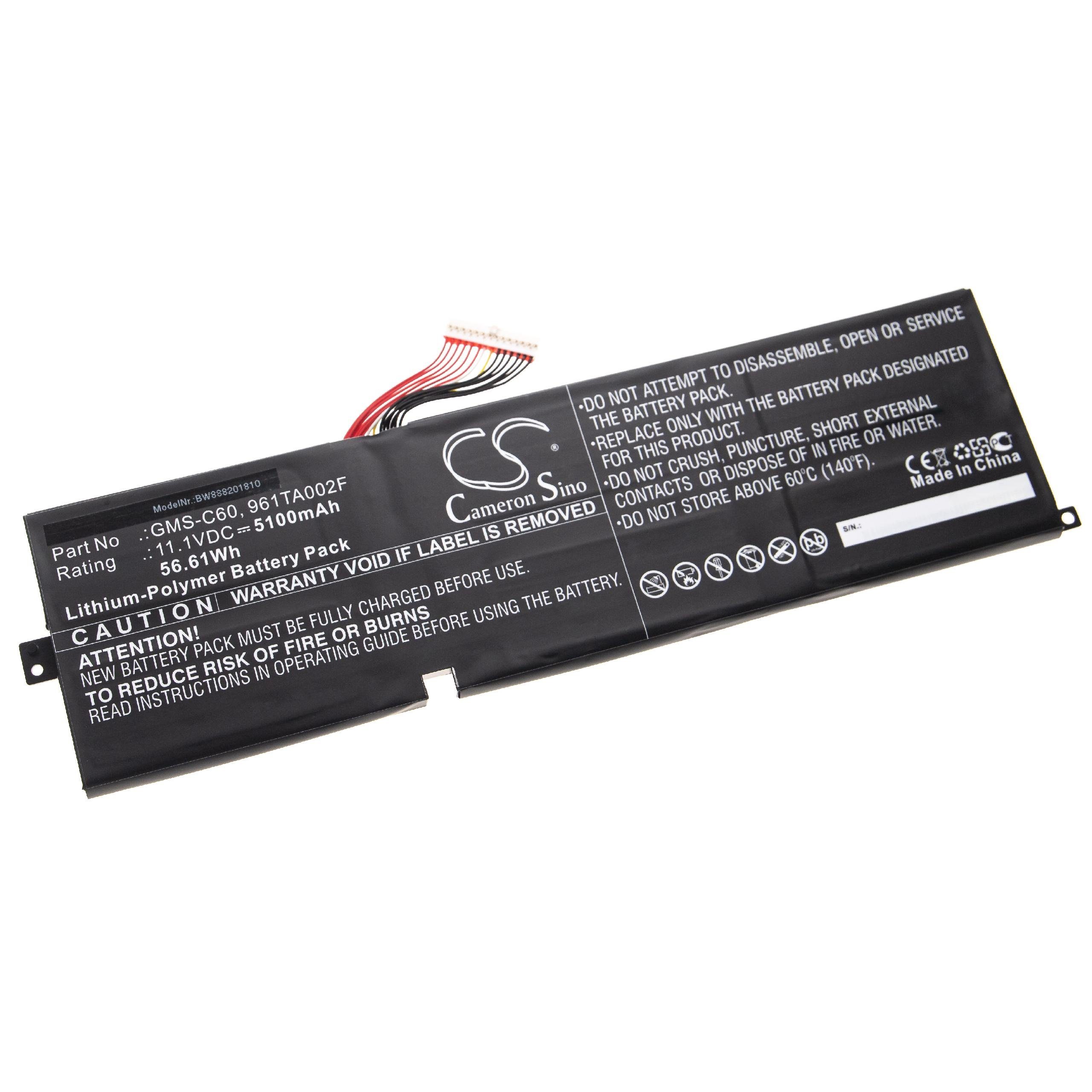 RZ09-00830500-R3U1 Laptop-Akku mAh mit V) kompatibel Razer vhbw 5100 Blade (11,1 Li-Polymer RZ09-00830300,