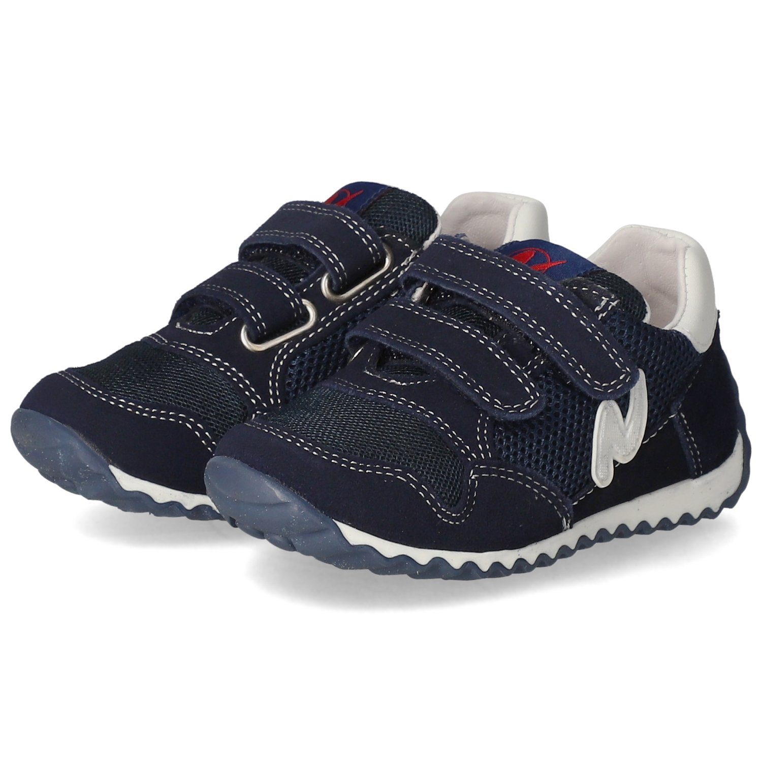 Naturino Sneaker Bambino In Pelle E Tessuto Tecnico - Chiusura A Doppio Strappo, Suola In Gomma - 4
