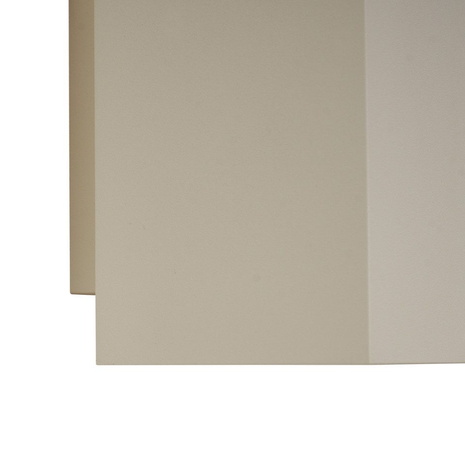 Qazqa Wandleuchte Sandy, ohne Leuchtmittel, GU10, Beige, Modern, Aluminium, 2-flammig
