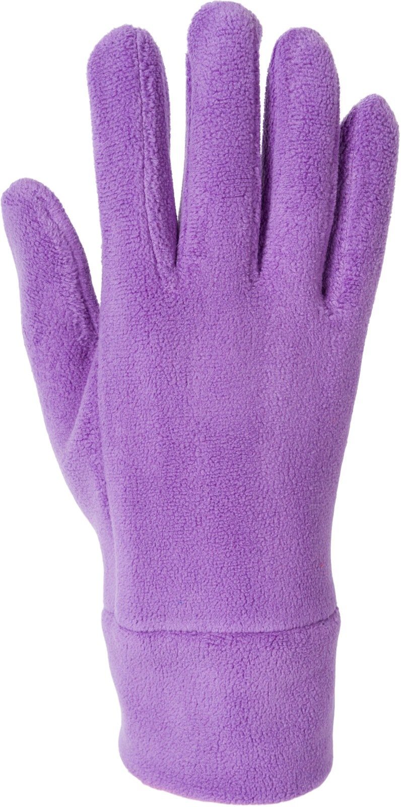 styleBREAKER Fleecehandschuhe Einfarbige Touchscreen Fleece Handschuhe Lila