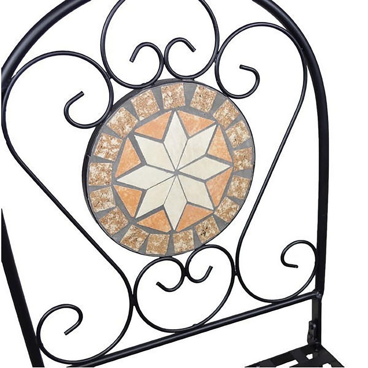Mojawo Armlehnstuhl 2er Mosaik Klappstuhl Bistrostuhl günstig online kaufen