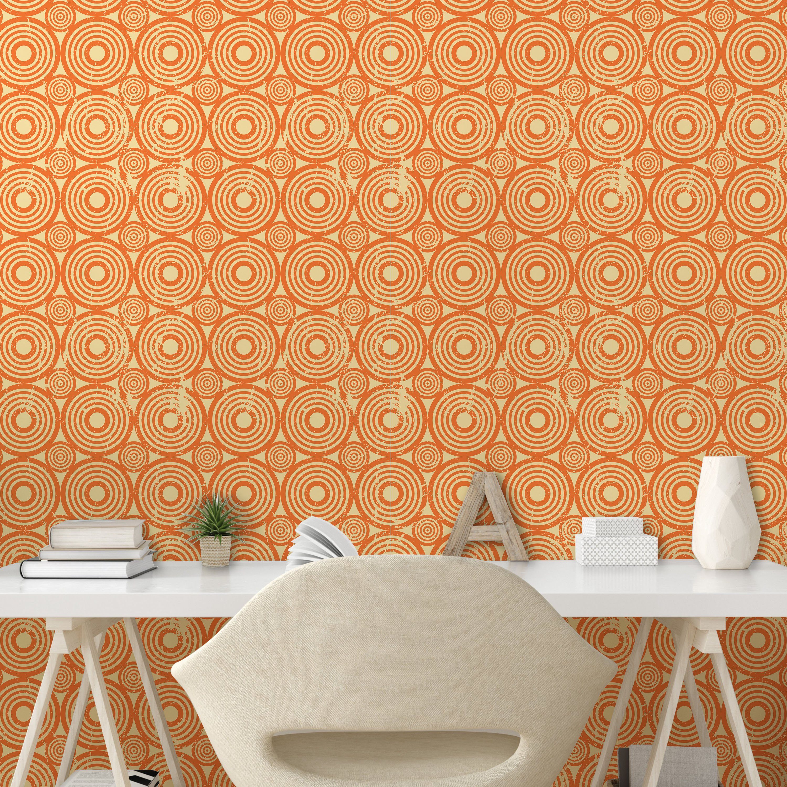 Wohnzimmer Vinyltapete Geometrische Abakuhaus Grunge Jugendstil selbstklebendes Pastell Küchenakzent,