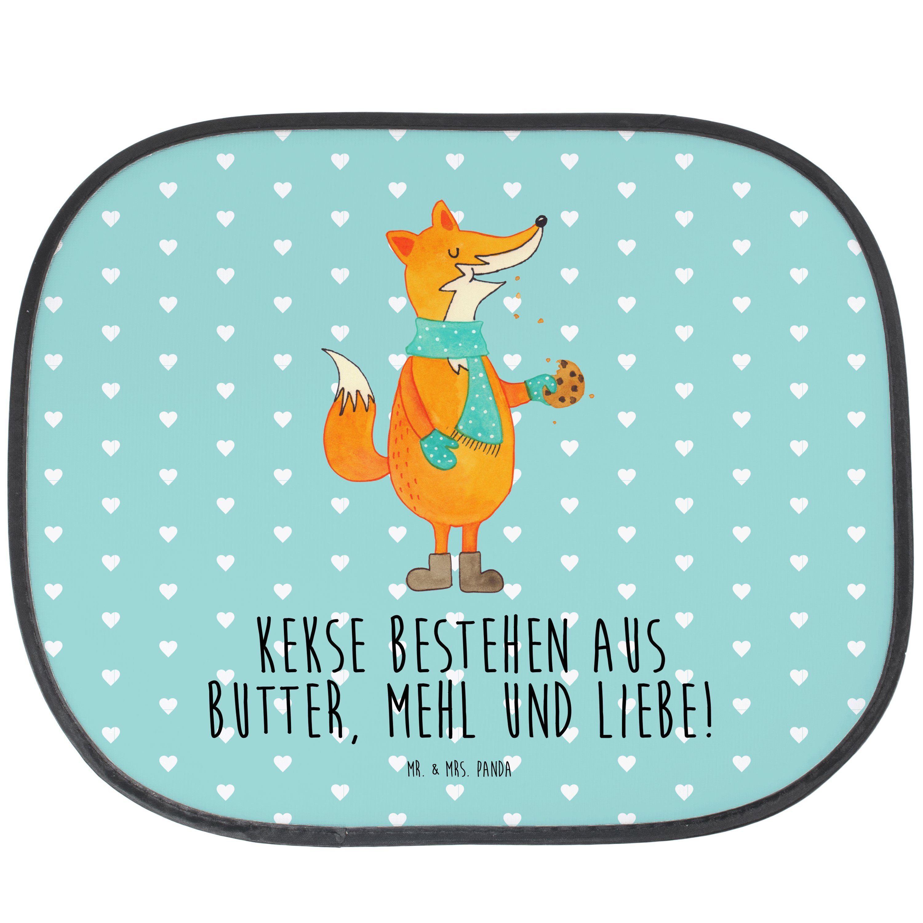 Mr. Liebe, Mrs. - Pastell Weihnachtsliebe, Geschenk, Türkis Seidenmatt Fuchs Panda, frier, & Sonnenschutz Keks -
