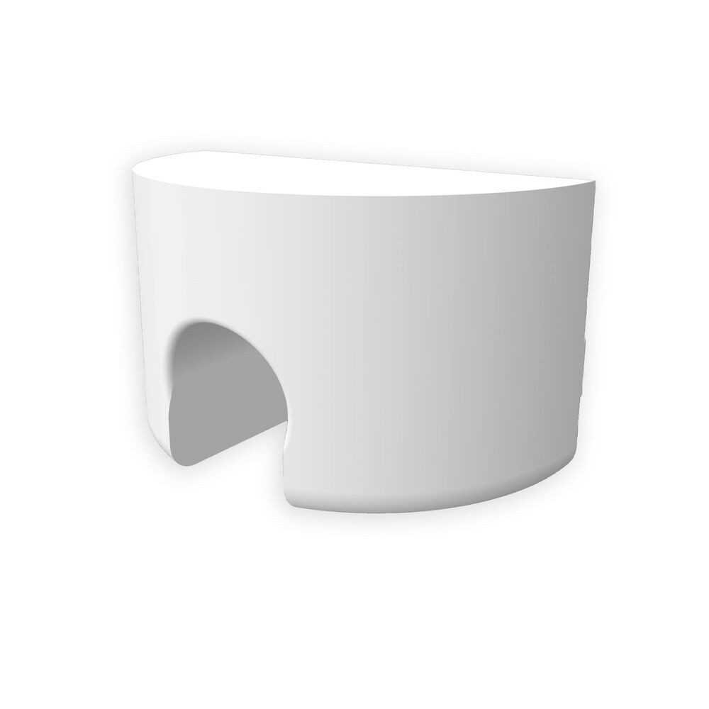 ISOLED Endkappe Profil-Zubehör PETG, weiß, rund