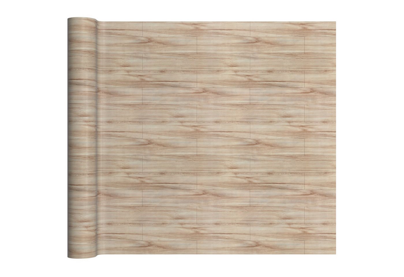 ANRO Vinylboden IMOS 140 cm Breit PVC-Boden Holzoptik 1 mm stark PVC-Bodenbelag, Feuchtigkeitsbarriere, feine Optik, langlebig, Einzelstück, eine Rolle Bodenbelag, Isolierend und wasserbeständig Größe: 100x140cm Buche Braun