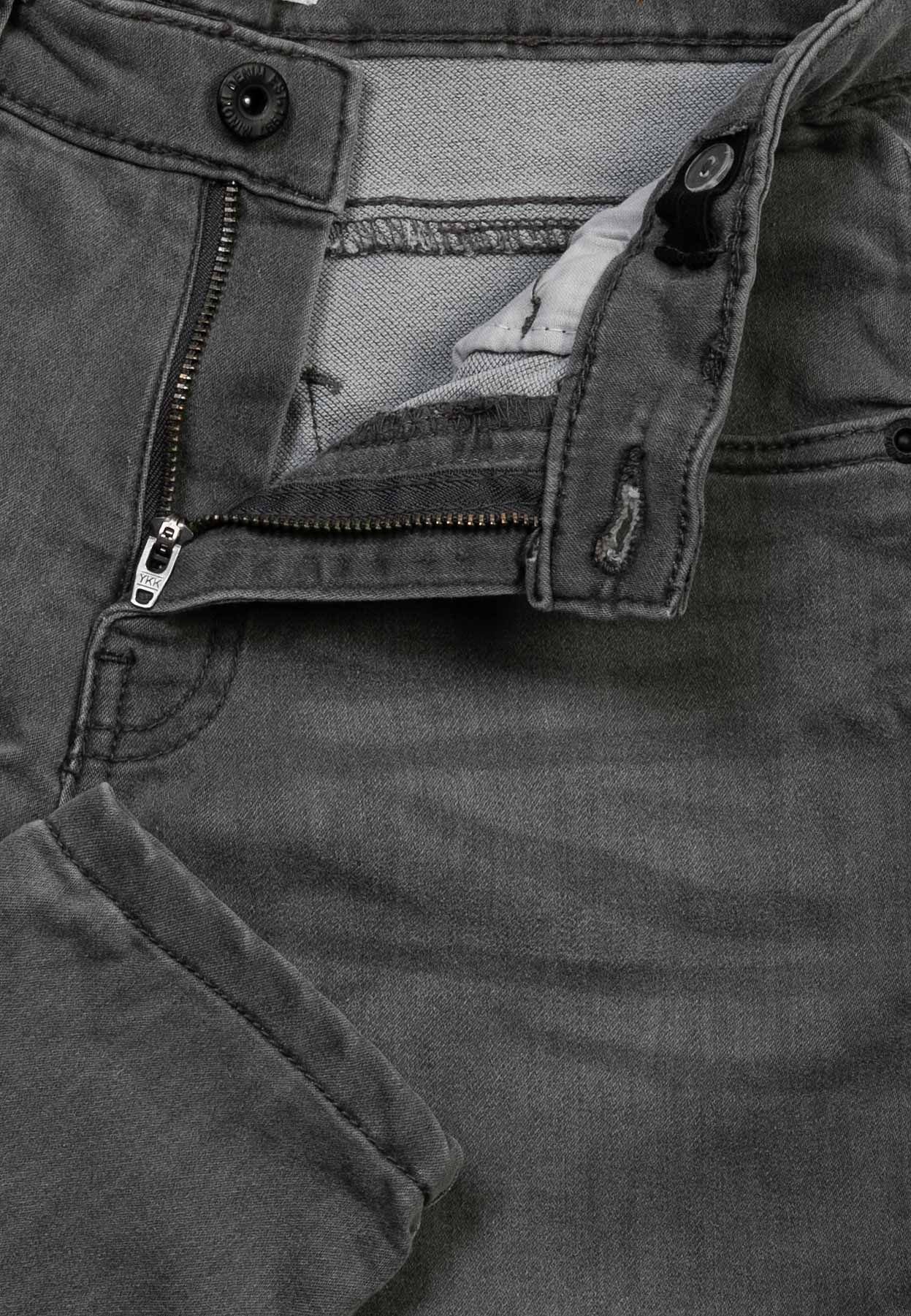 Denim-Schwarz Sweatjeans Gestrickte (1y-14y) Denim-Jeans MINOTI Struktur mit