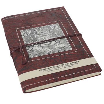 KUNST UND MAGIE Tagebuch Tagebuch Poesiealbum handgefertigt Notizbuch Lord Ganesha 25x18cm XL