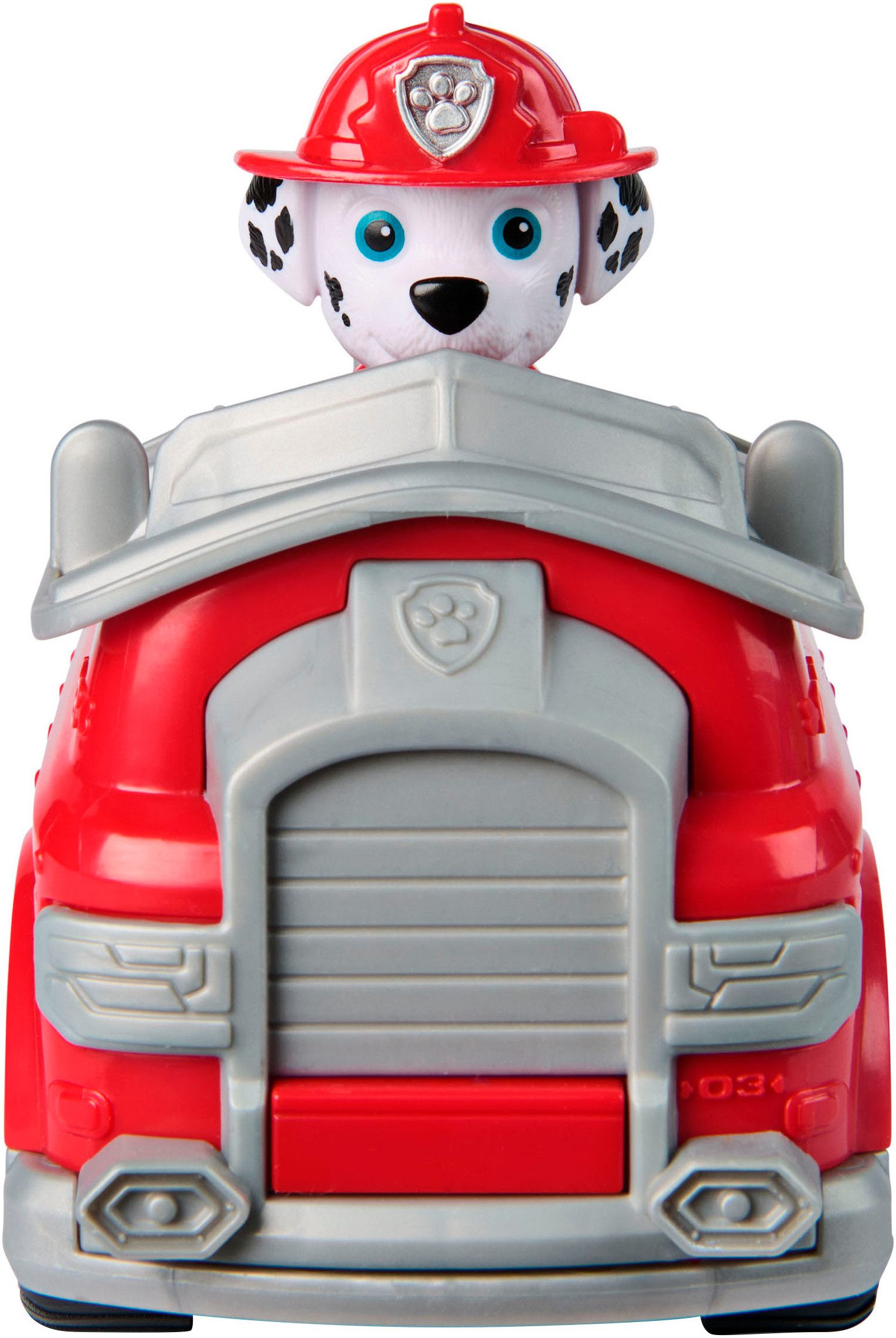 Spin Master Spielzeug-Auto PAW Patrol, Sust. Basic Vehicle Marshall, zum Teil aus recycelten Material