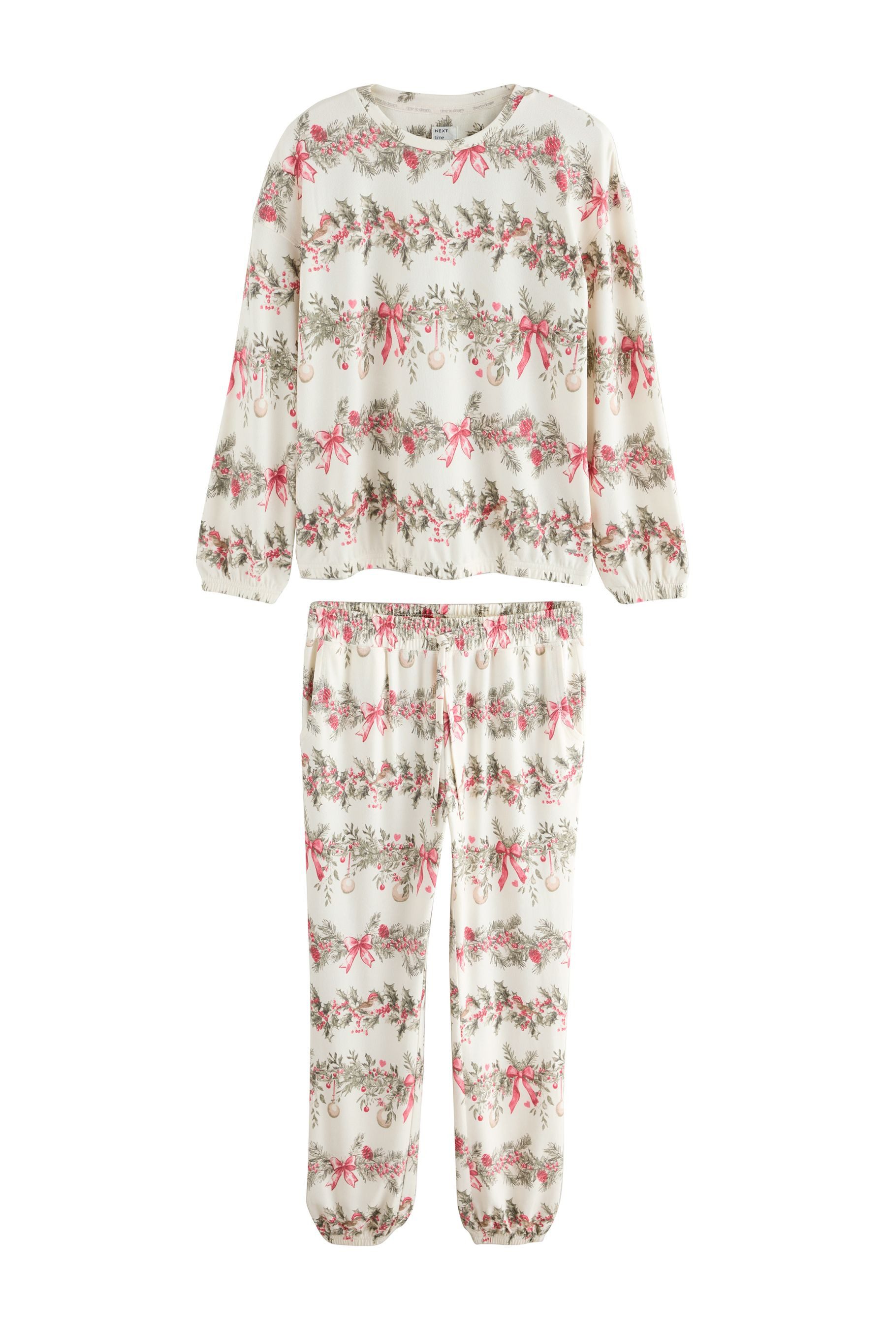 Next Pyjama Langärmeliger, gemütlicher Schlafanzug, Kurzgröße günstig online kaufen