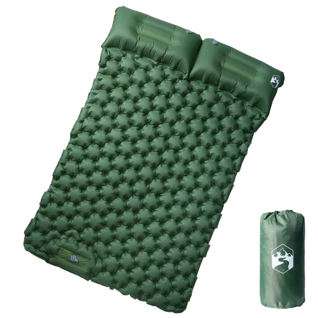 vidaXL Luftbett NA Doppel-Isomatte Selbstaufblasend für Camping und Outdoor 195x130 cm