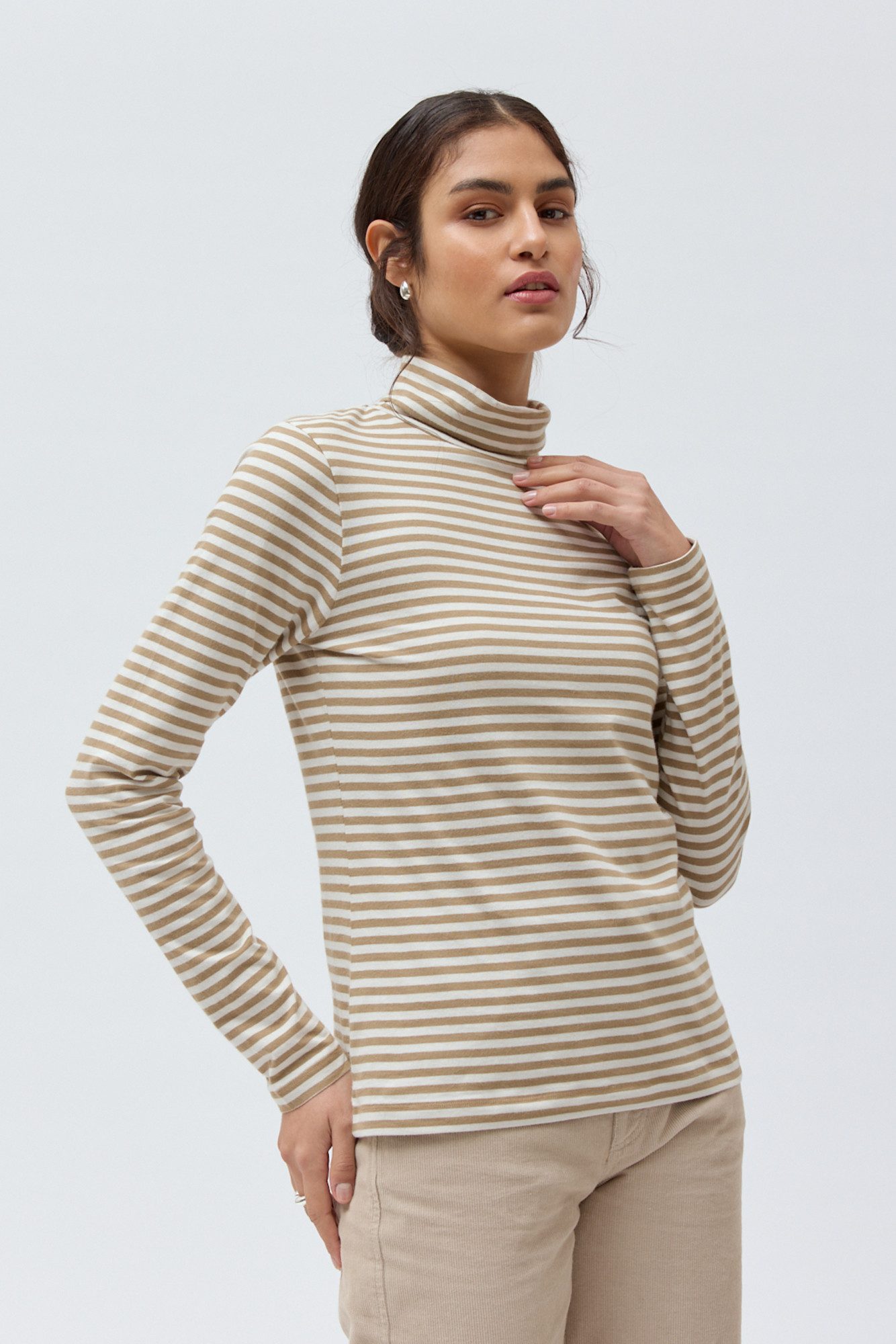 People Wear Organic Rollkragenshirt aus Bio-Baumwolle günstig online kaufen