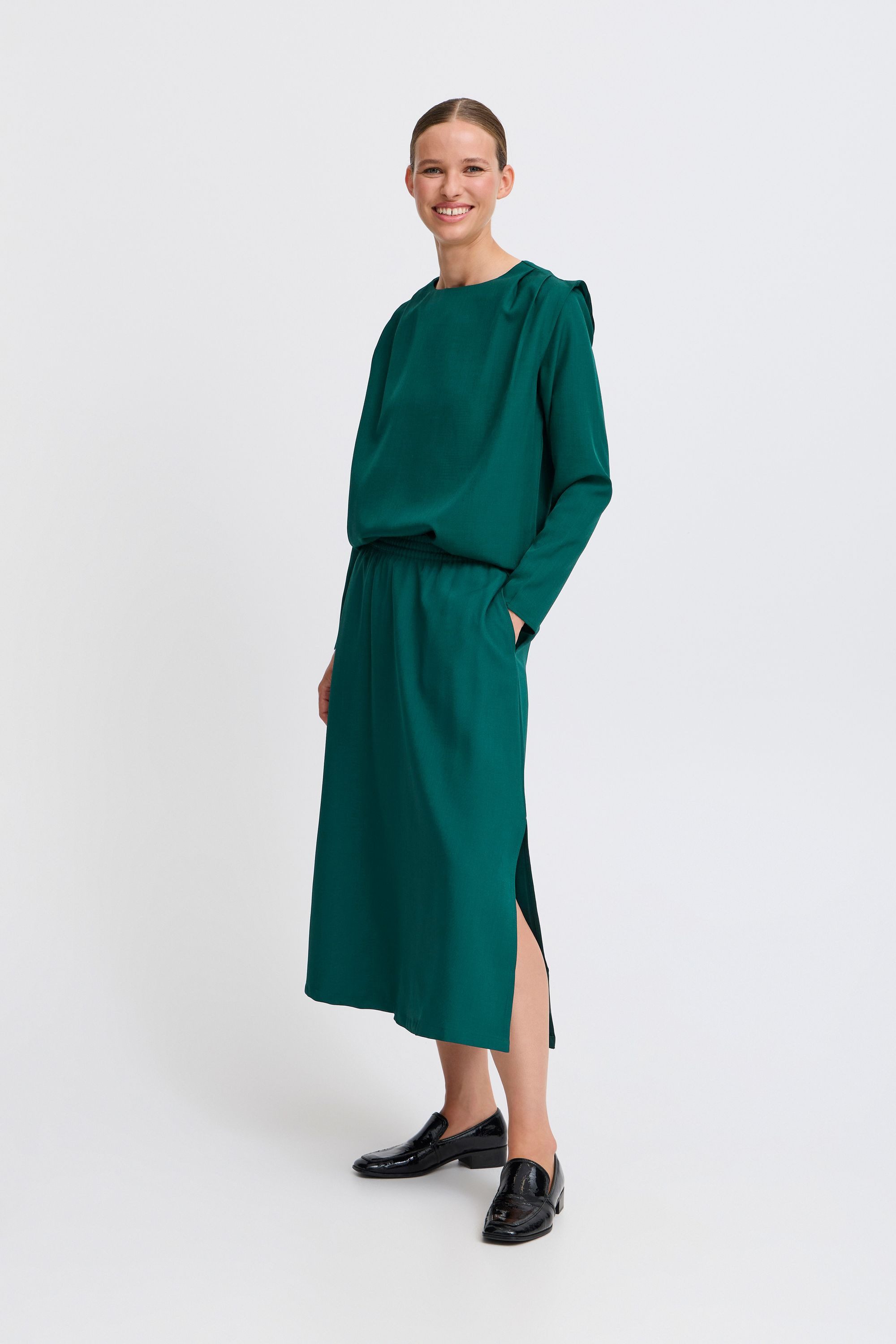 b.young A-Linien-Rock BYMMMIDDE LONG SKIRT - günstig online kaufen