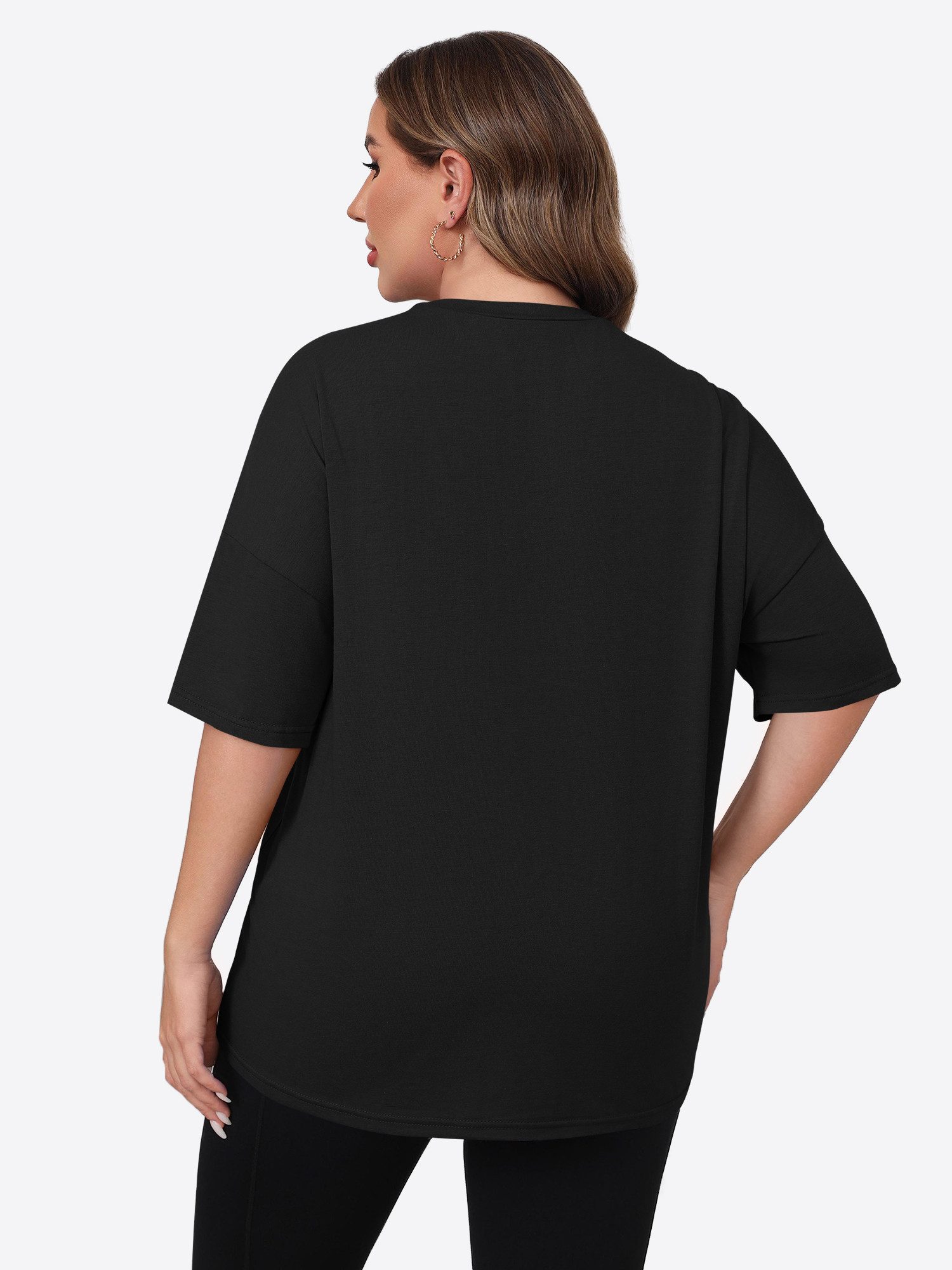 Imily Bela T-Shirt Damen Kurzarm Bluse in großen Größen (Packung, 1-tlg., 1 günstig online kaufen