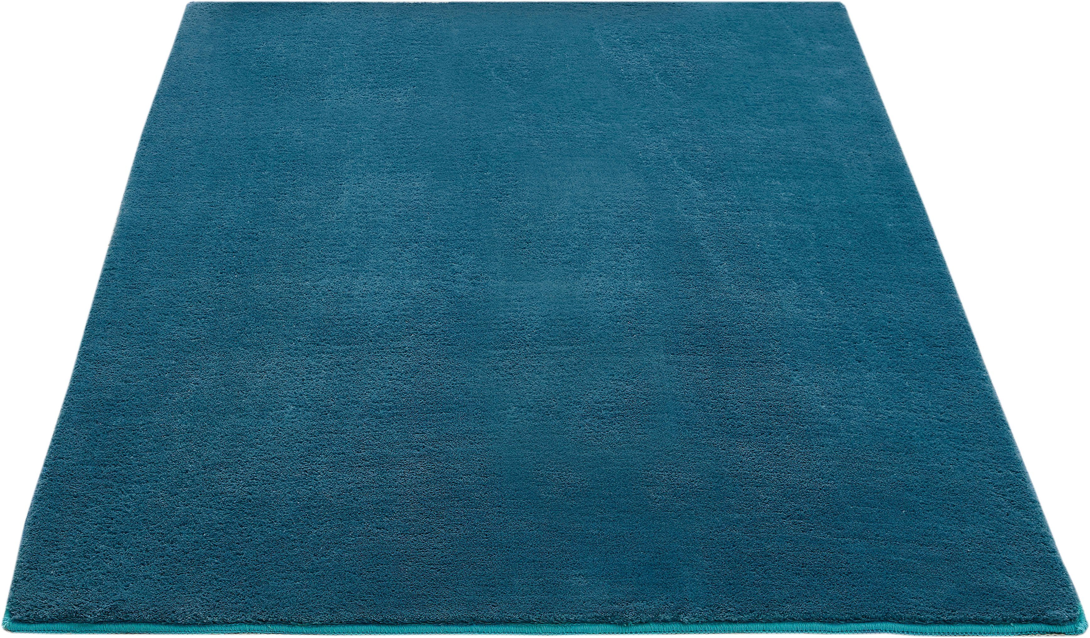 Teppich Orvieto, Andiamo, rechteckig, Höhe: 3 mm, Kurzflor, besonders  weiche Haptik, Uni-Farben