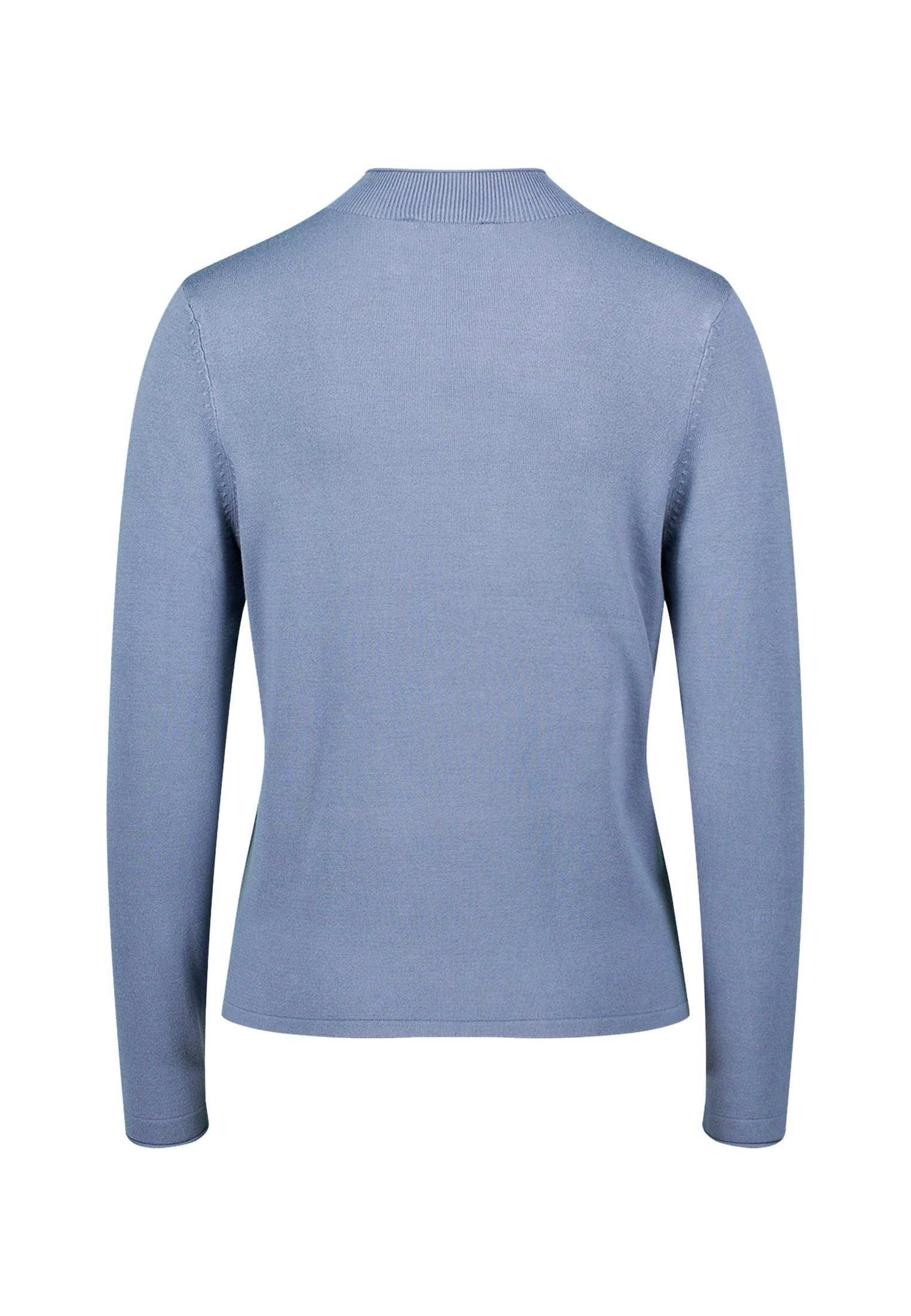 Zero Strickpullover Damen mit hohem Kragen (1-tlg) Plain/ohne Details
