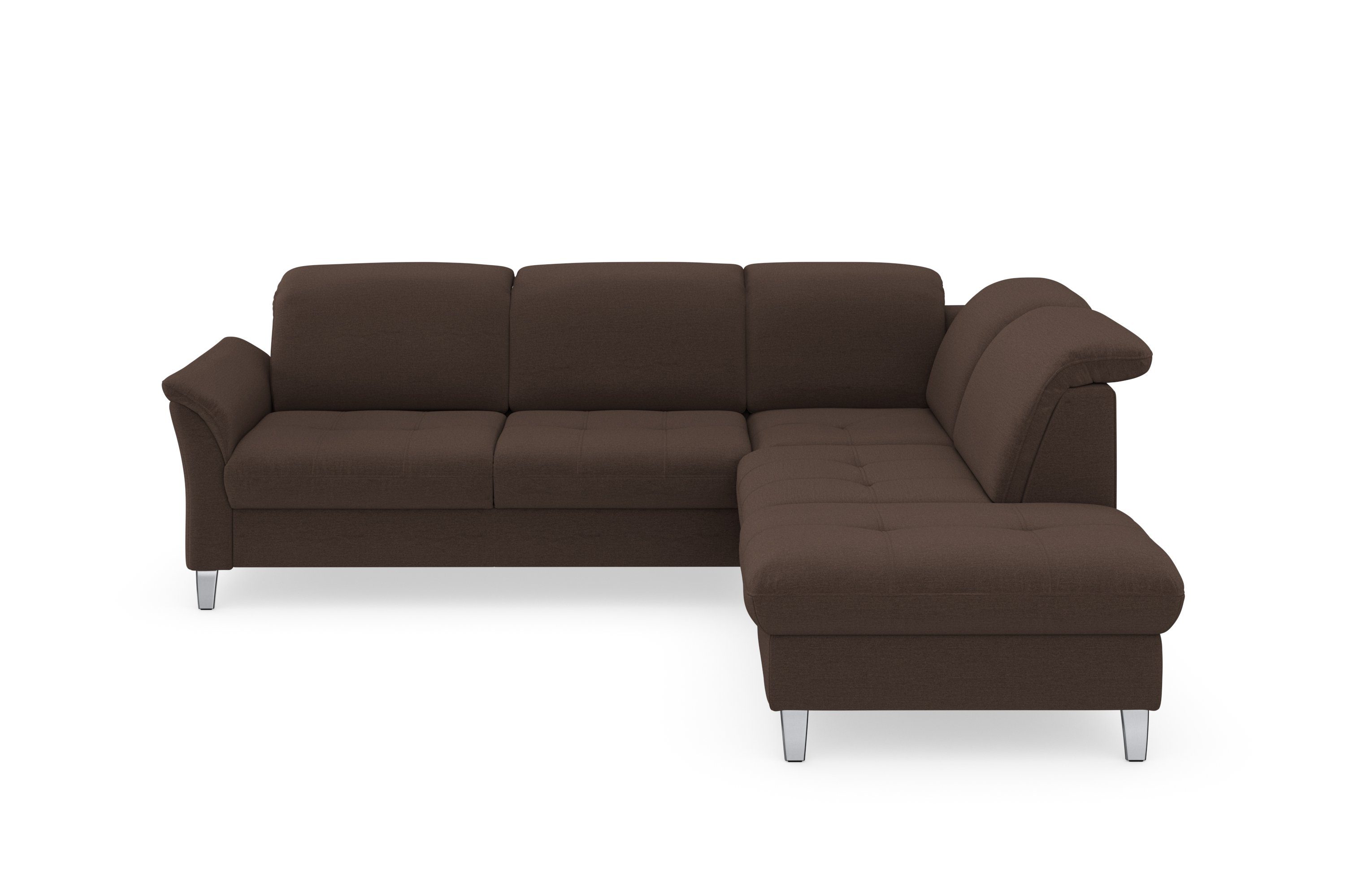 sit&more Ecksofa Maggiore, wahlweise Bettfunktion und Stauraum mit Kopfteilverstellung