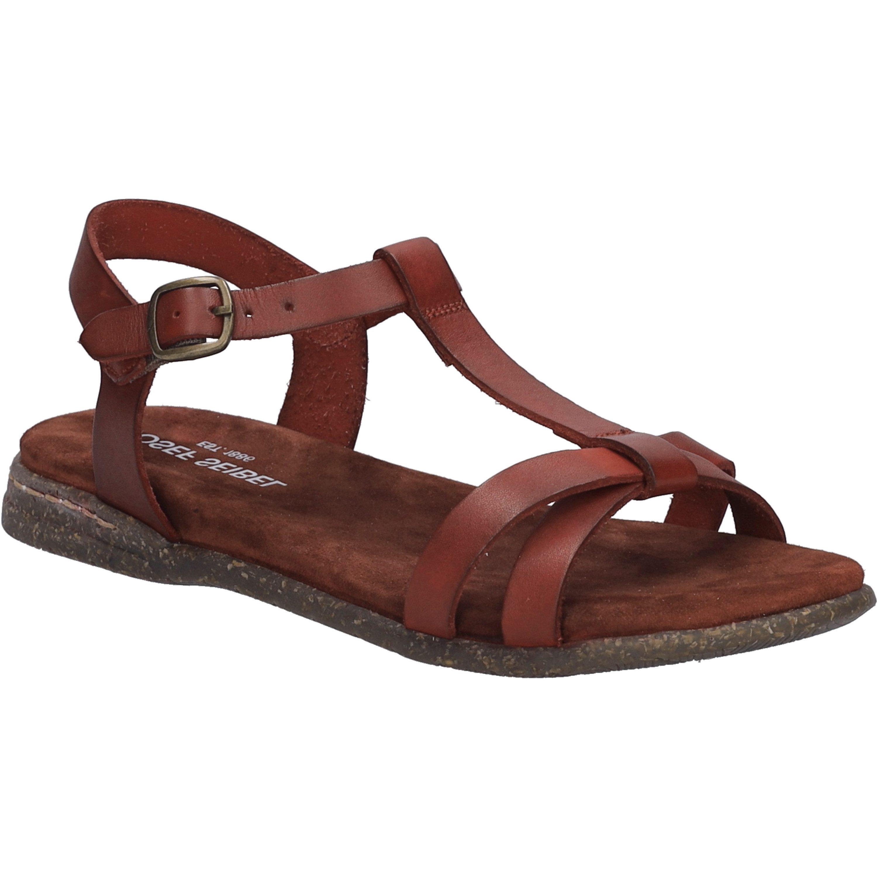 Fabricia 01, rot Sandale