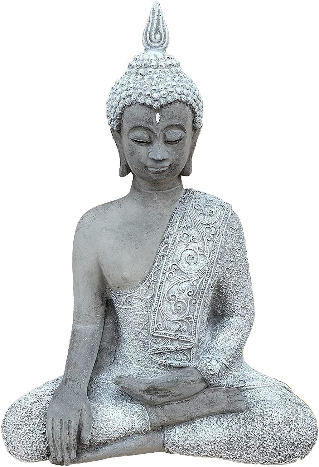 Stone and Style Gartenfigur Steinfigur meditierender günstig online kaufen