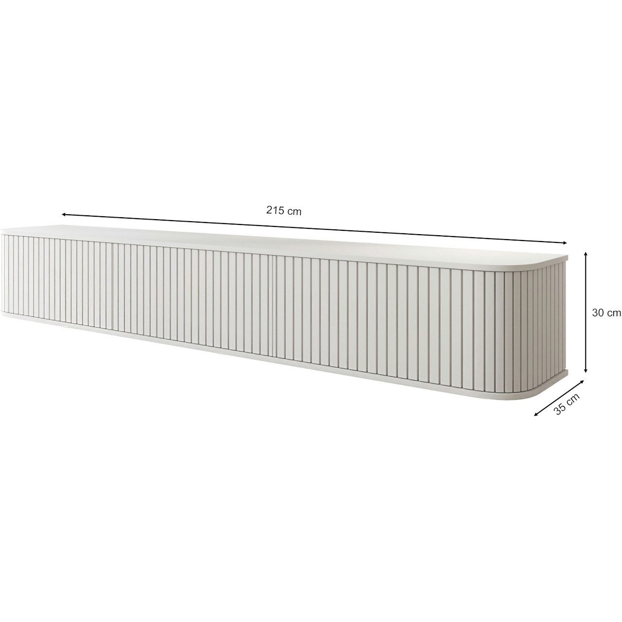 MOEBLINE Lowboard Hängender TV Schrank Kommode günstig online kaufen