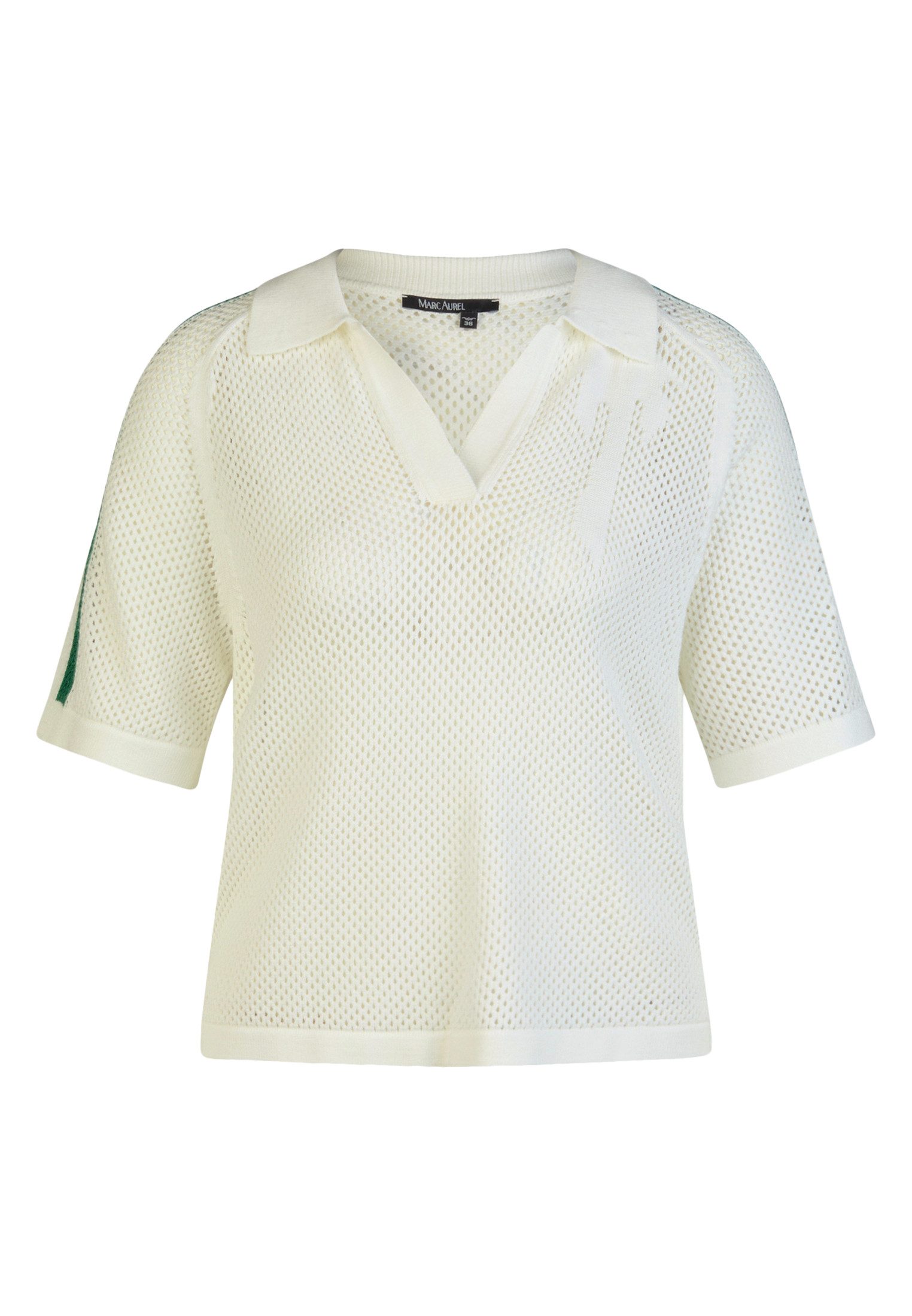 MARC AUREL Strickpullover mit Kontraststreifen