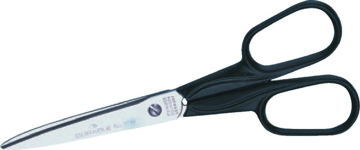 DURABLE Papierscheren Büroschere Papercut 160mm 6 Zoll Griff schwarz