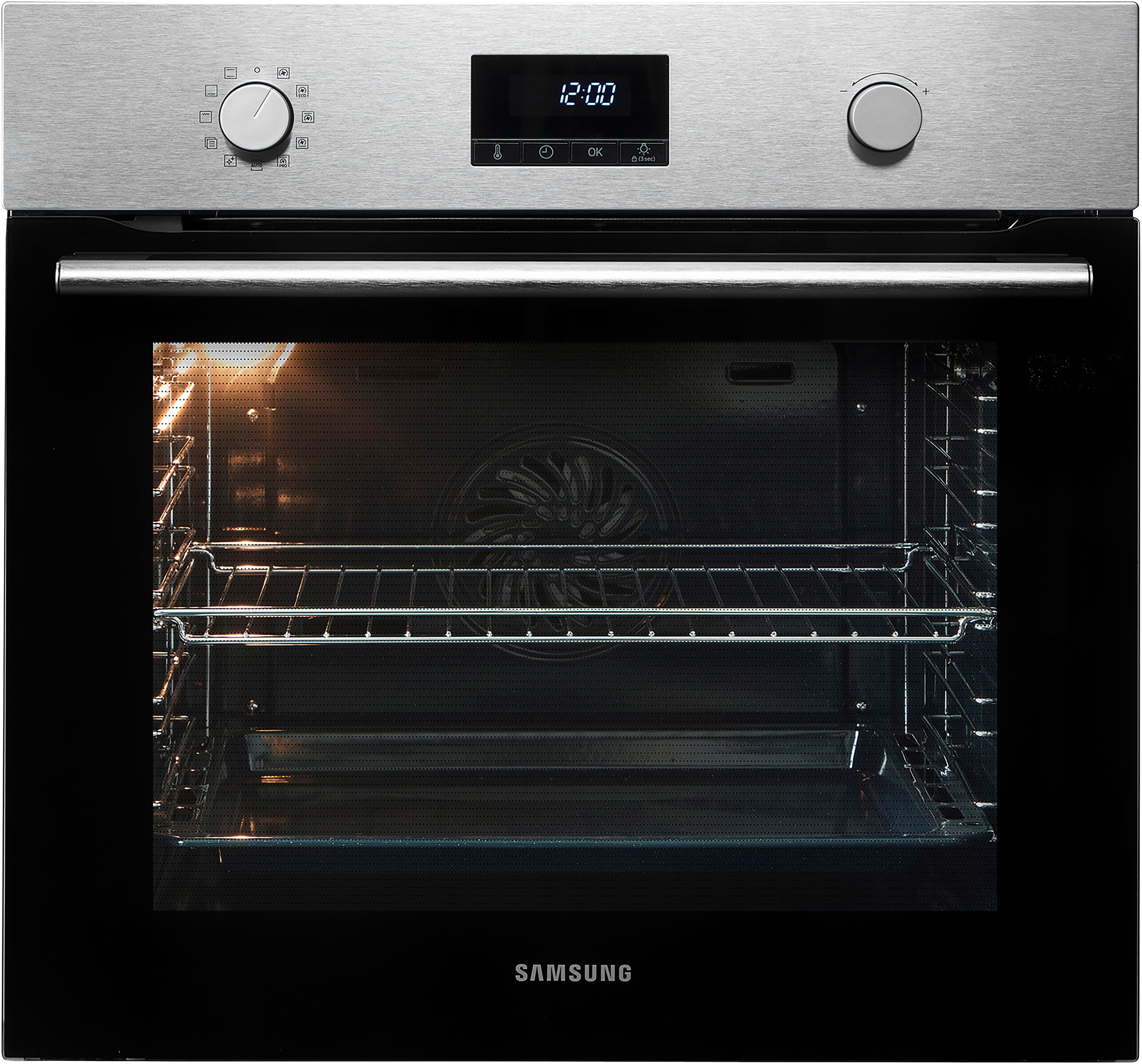 Samsung Pyrolyse Backofen NV3300A NV68A1170BS, Pyrolyse-Selbstreinigung, Sauberkeit von ganz allein. Dank pyrolytischer Reinigung