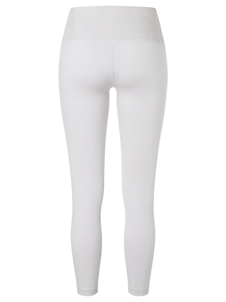 SUPER.NATURAL Funktionstights für Damen, Merino ARABESQUE LEGGINGS mit Glitzerprint