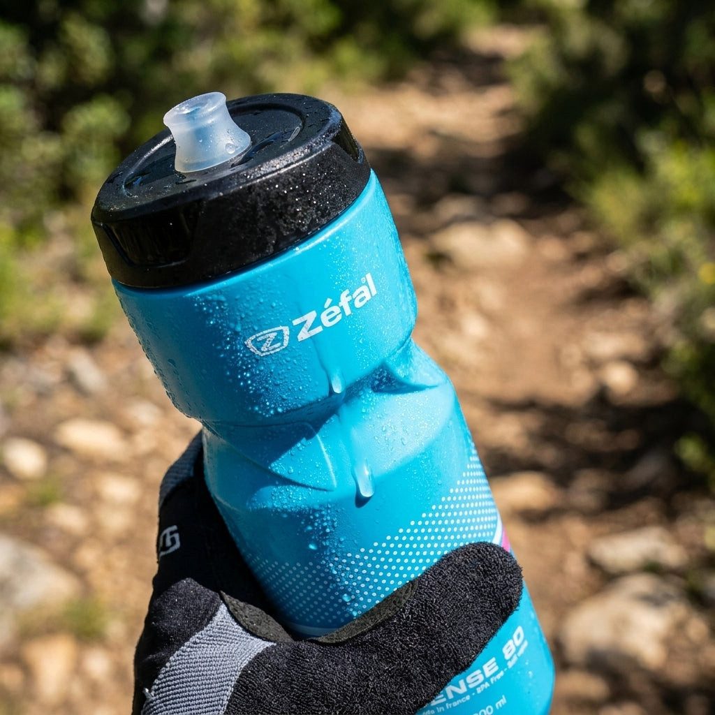 Zefal Trinkflasche Zefal Trinkflasche Sense M80 800ml Höhe 229mm cyan blau
