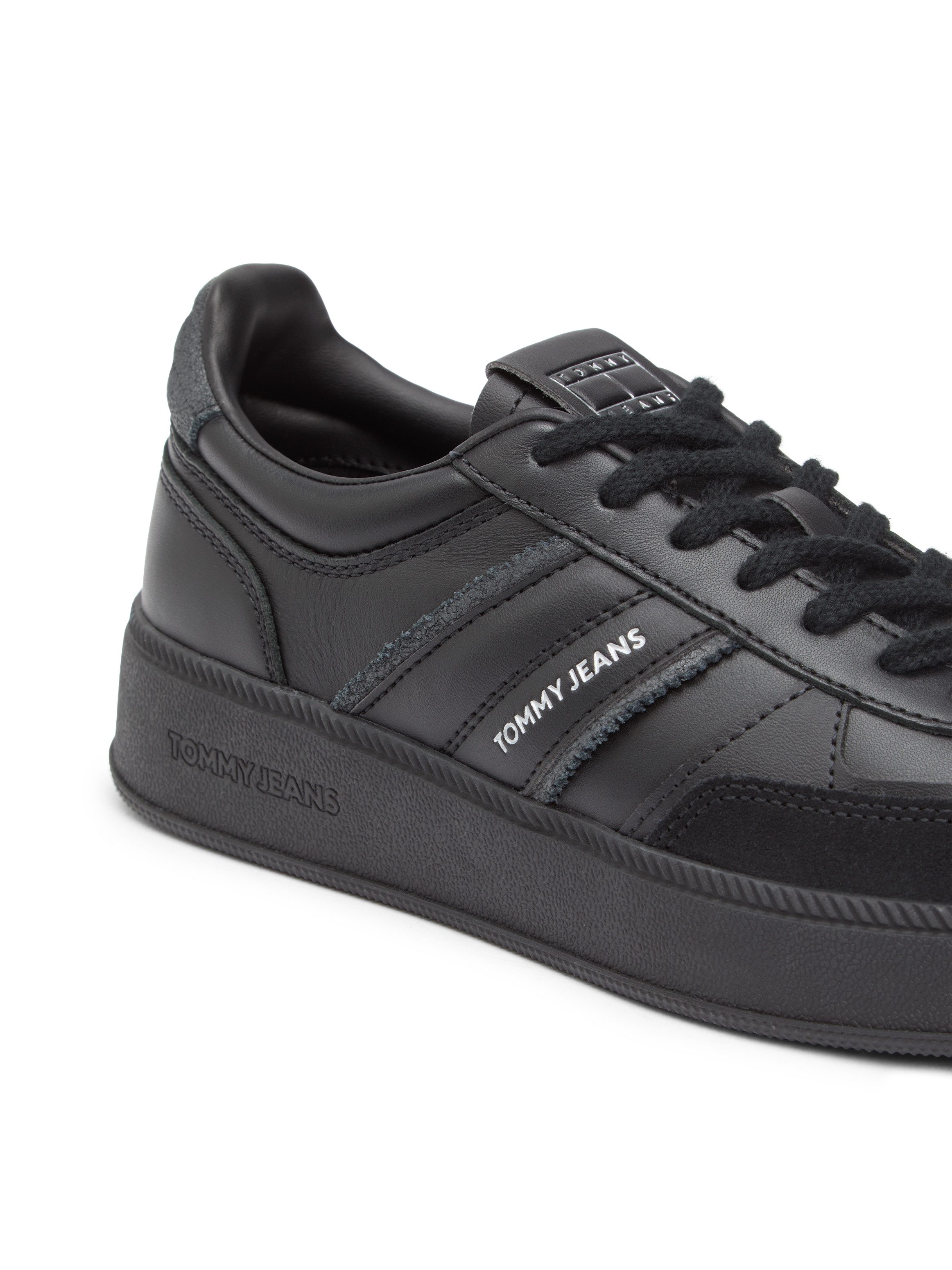 Tommy Jeans THE GREENWICH EDGE FLATFORM Plateausneaker, Freizeitschuh, Halbschuh, Schnürschuh mit Logoschriftzug