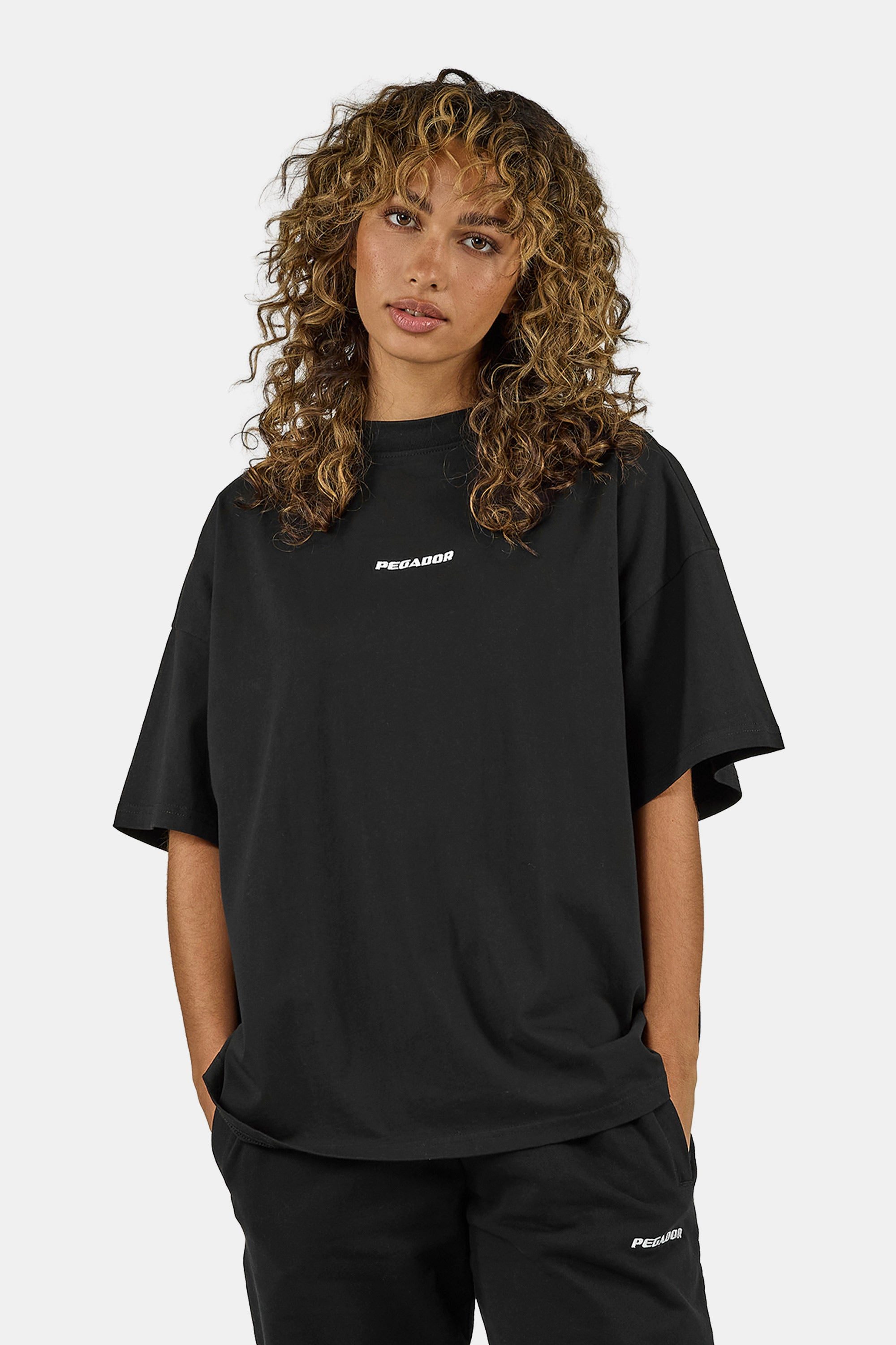 PEGADOR T-Shirt Bracy Heavy Oversized Tee Baumwolle, oversize