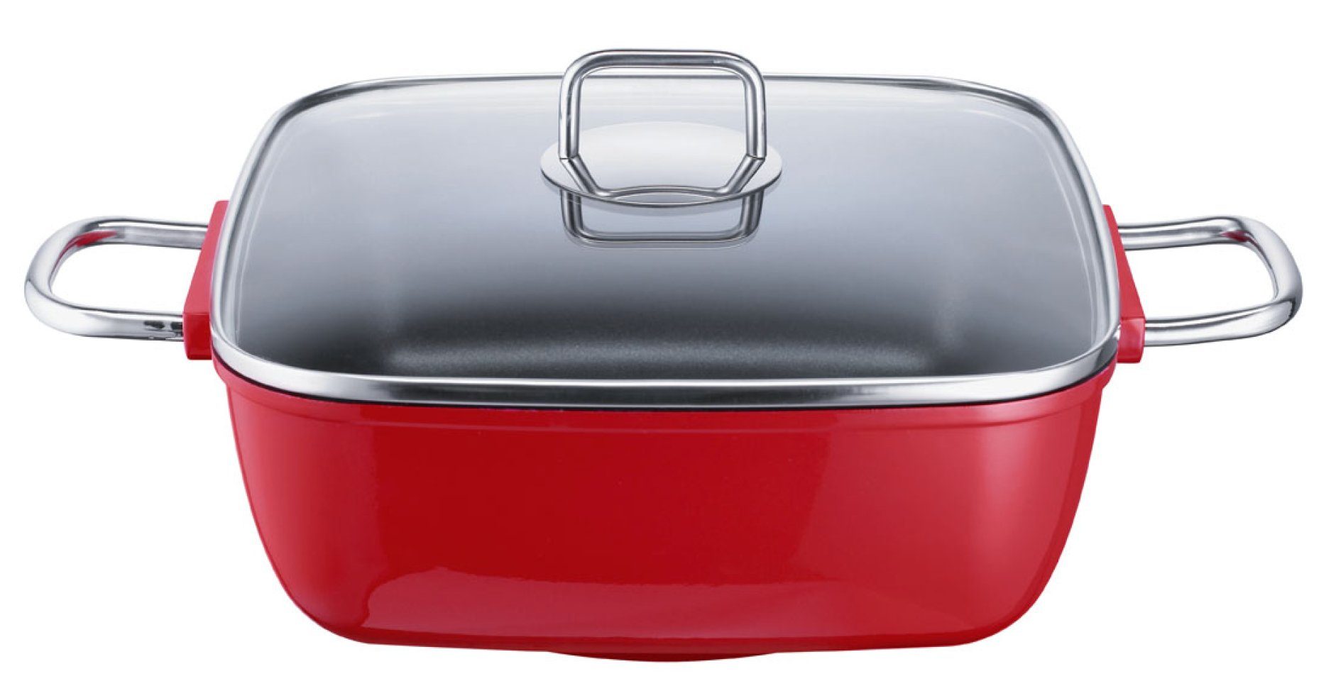 SCHULTE-UFER Schmortopf Gloria, Aluminiumguss (Set, 2-tlg., 1 x Topf, 1 x Deckel), 28 x 28 cm