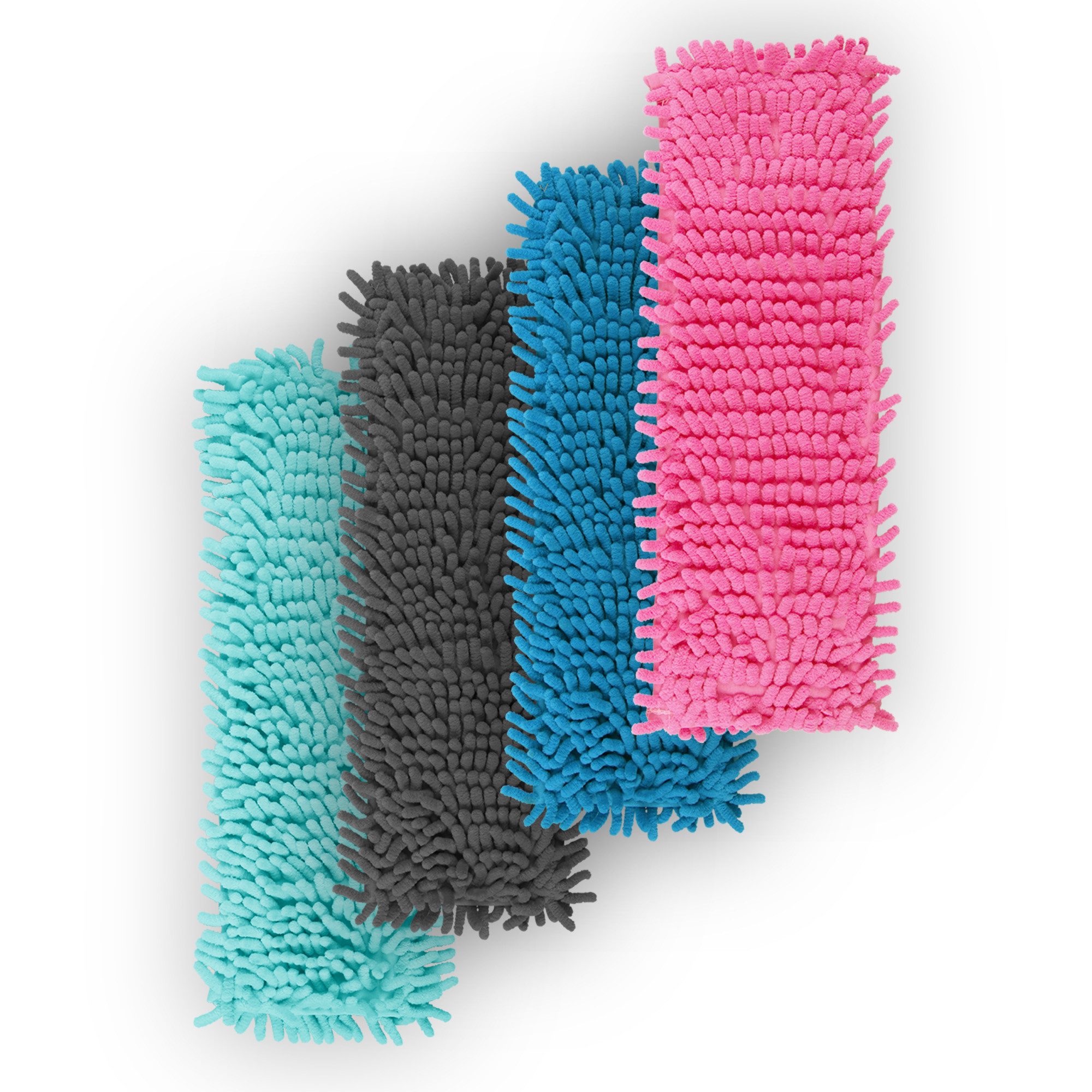 Bestlivings Mikrovelour / Chenille Wischbezug (Mikrofaser, 40x12 cm, für alle gängigen Klapphalter, 1-tlg., Ersatzbezug Bodenwischer Flachwischer Bezug für alle Bodenarten)