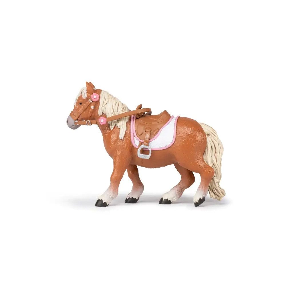 papo Actionfigur Papo 51559 Shetland Pony mit Sattel