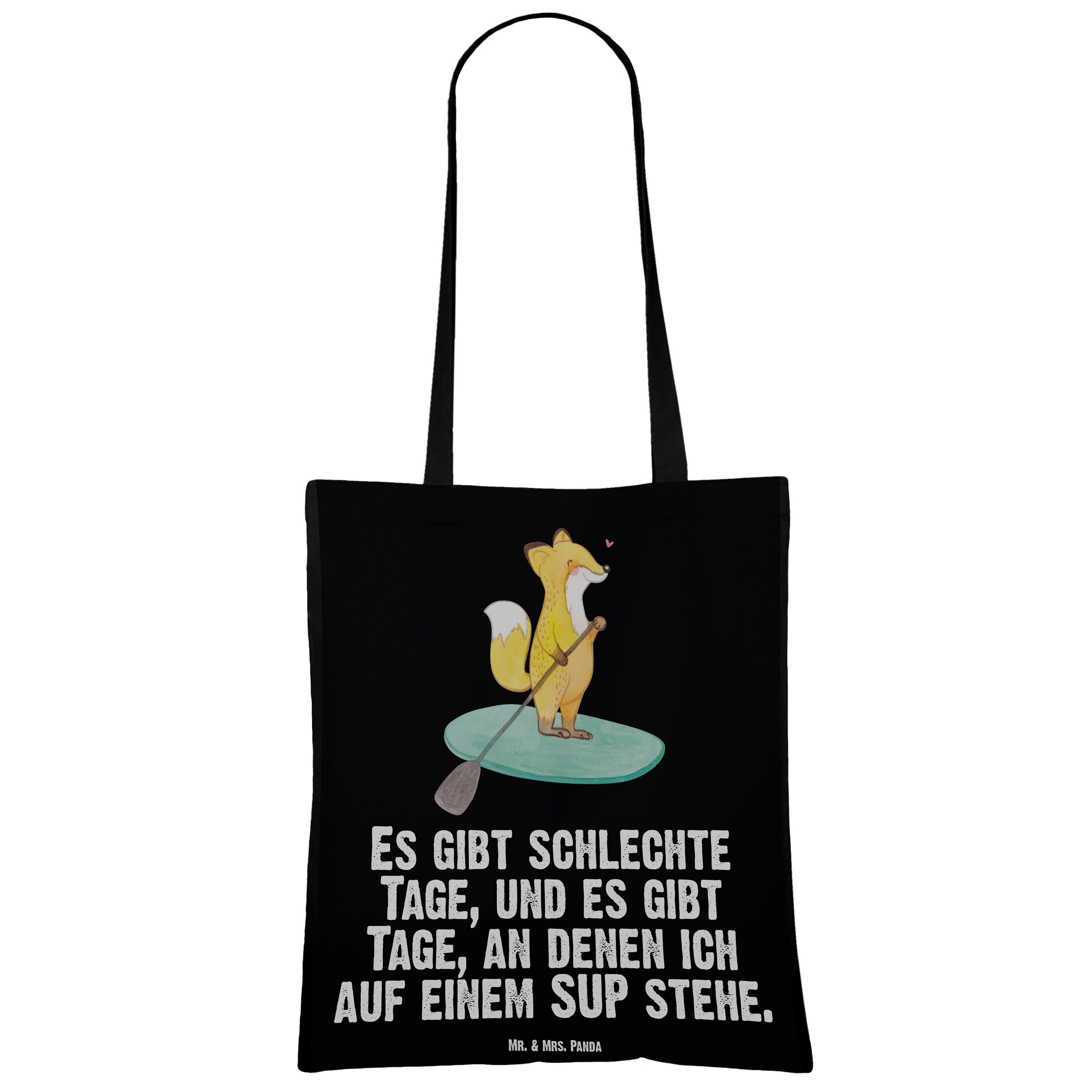 - Up Geschenk, - Schwarz (1-tlg) Fuchs Stand Be Mr. Einkaufstasche, Paddling & Tragetasche Panda Mrs. Tage