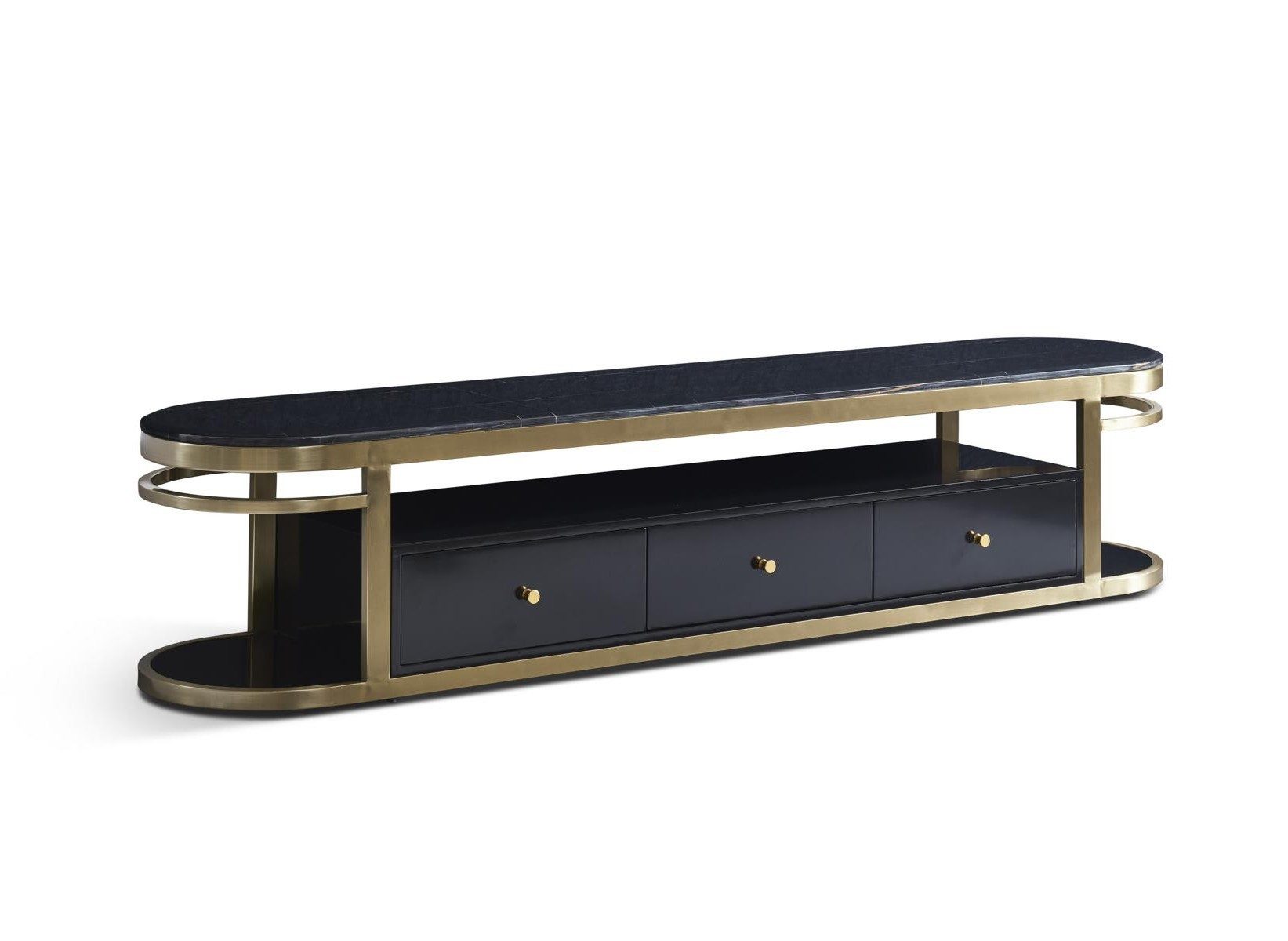 Xlmoebel Lowboard Hochwertige Kommode aus edlem Holz im Designer-Stil, Made in Europa