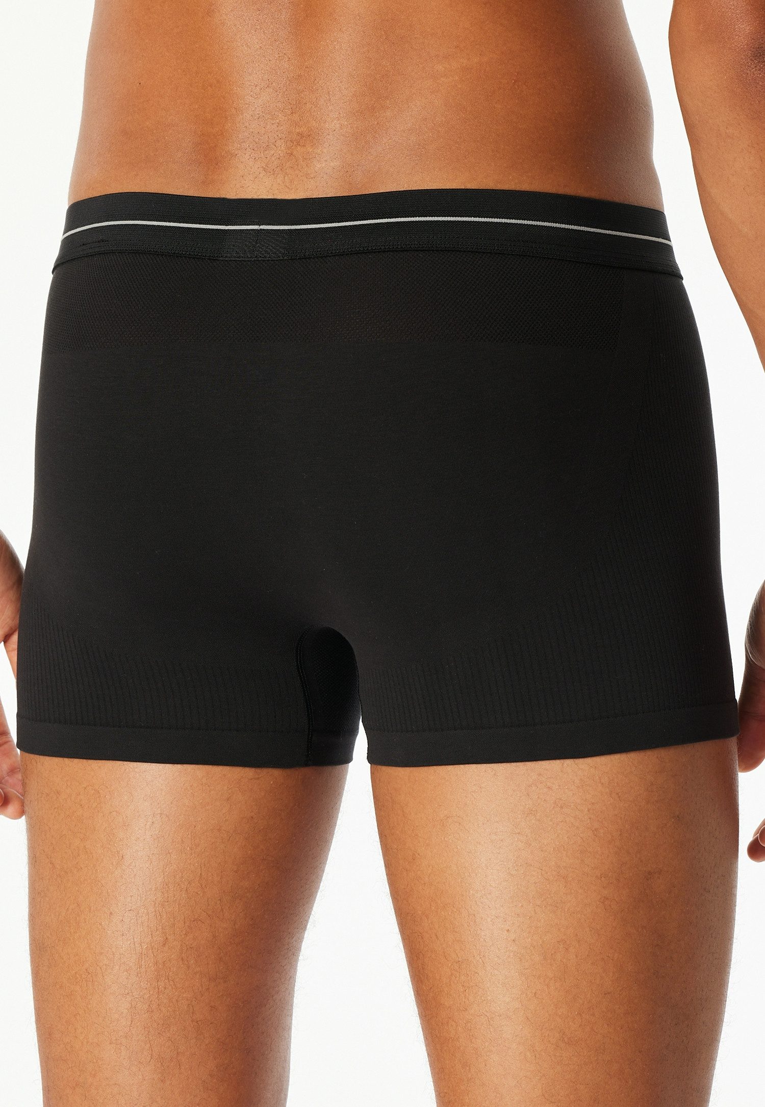 Schiesser Boxershorts Cotton Flex (2er Pack) Baumwollmischung, ohne störende Seitennähte, superweich – Bild 4 von 5