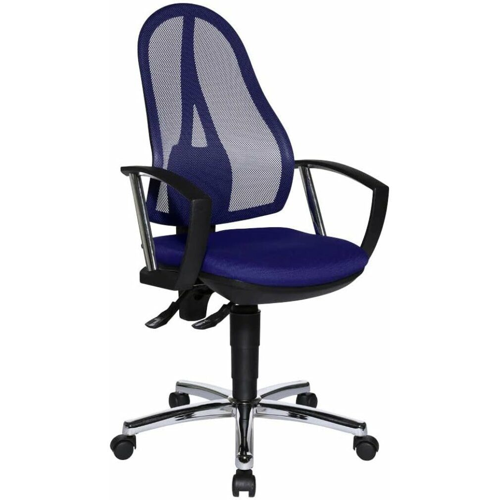 TOPSTAR Bürostuhl Bürostuhl Open Point P Plus, OP79A T38 blau, chrom Stoff
