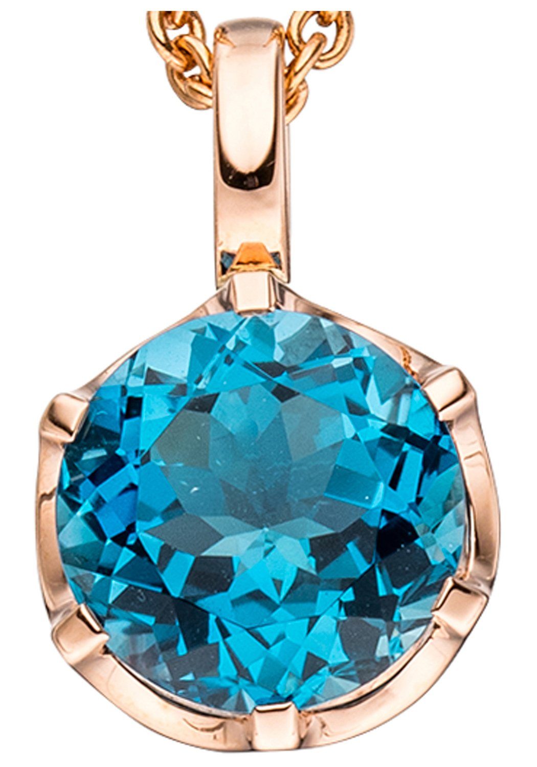 JOBO Runder Anhänger, rund 585 Roségol...