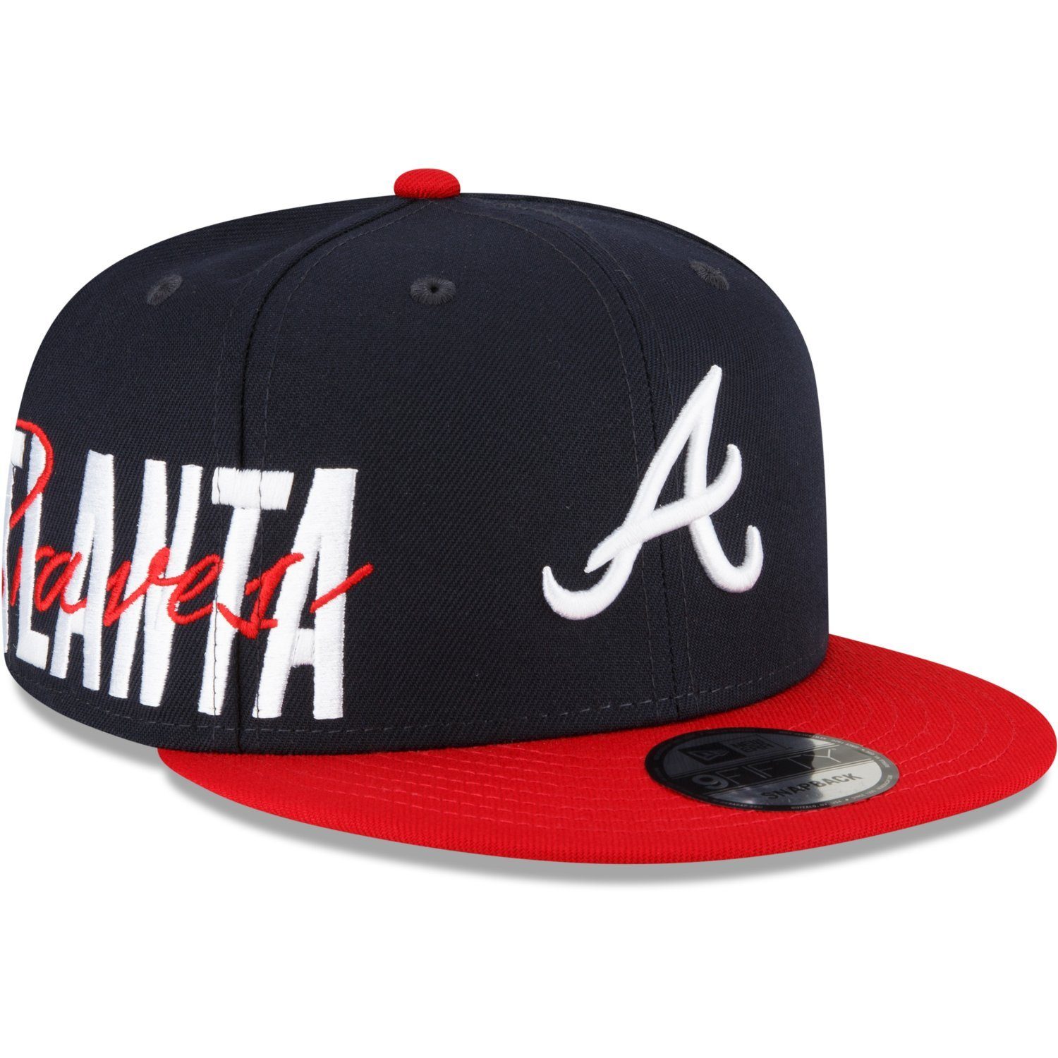 New Era Snapback Cap 9Fifty SIDEFONT Atlanta Braves