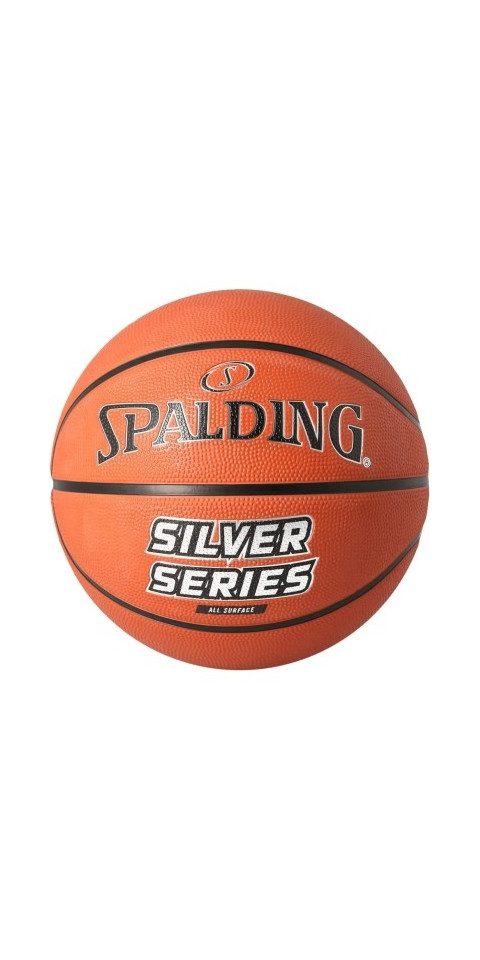 Spalding Basketball Basketball Spalding Silver Ser ORANGE