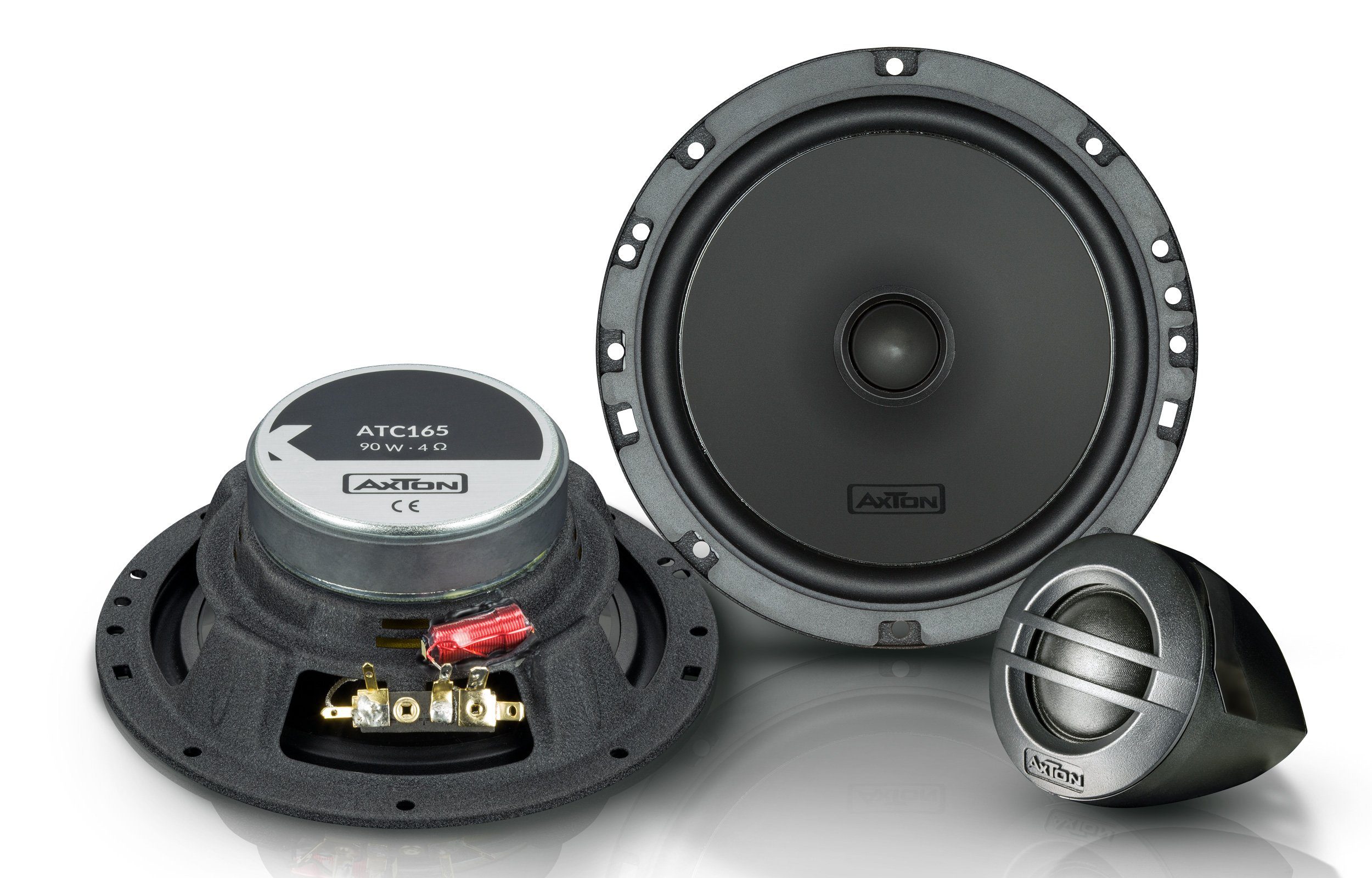 Axton ATC165 16,5cm 2-Wege Lautsprecher Kompo System Auto-Lautsprecher (Axton ATC165 16,5cm 2-Wege Lautsprecher Kompo System)