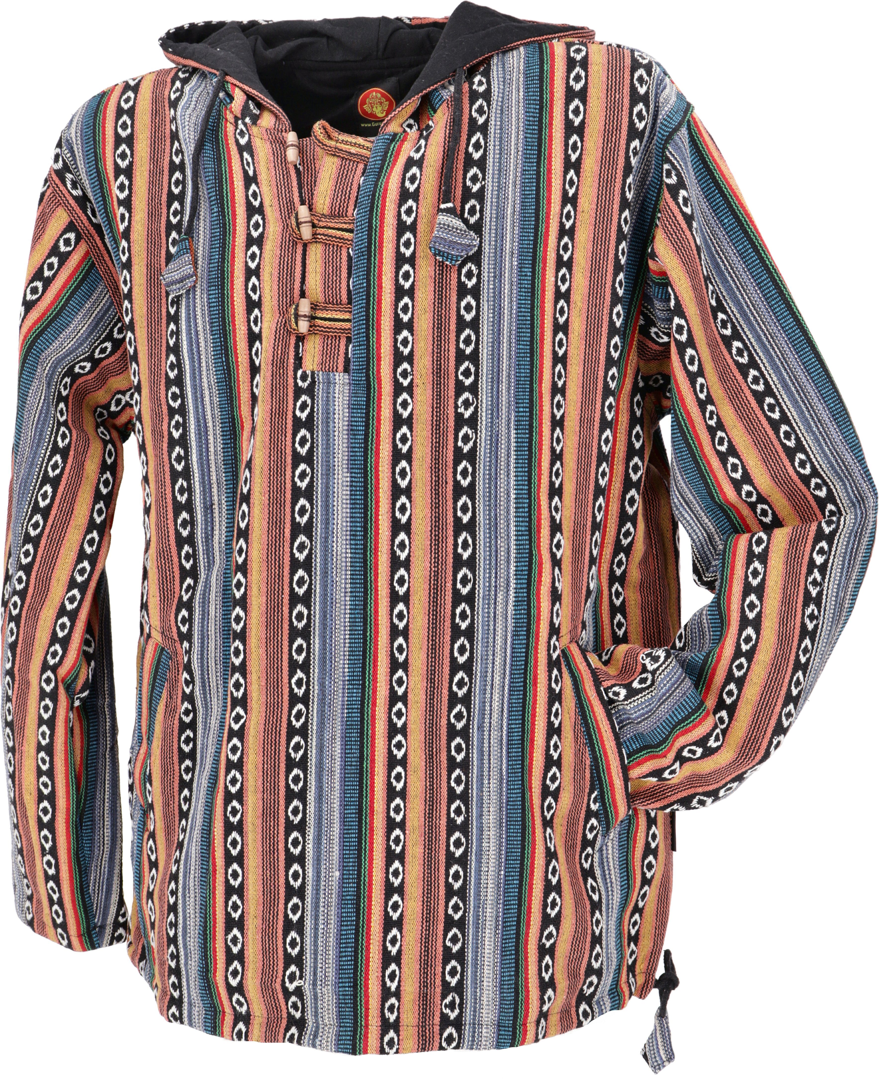 Guru-Shop Sweater Goa Kapuzenshirt, Baja Hoodie, günstig online kaufen