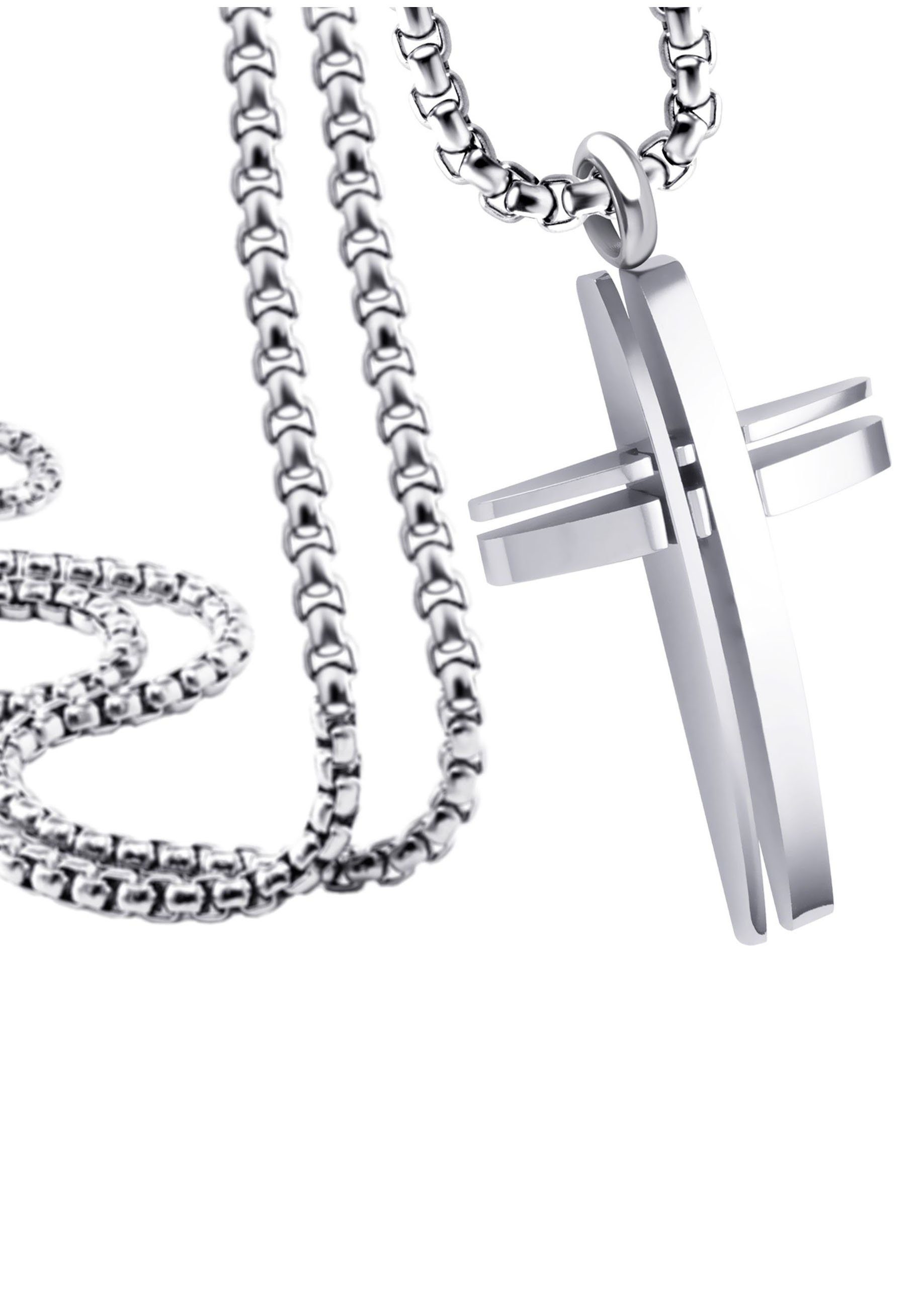 Firetti Kette mit Anhänger Schmuck Geschenk Kreuz