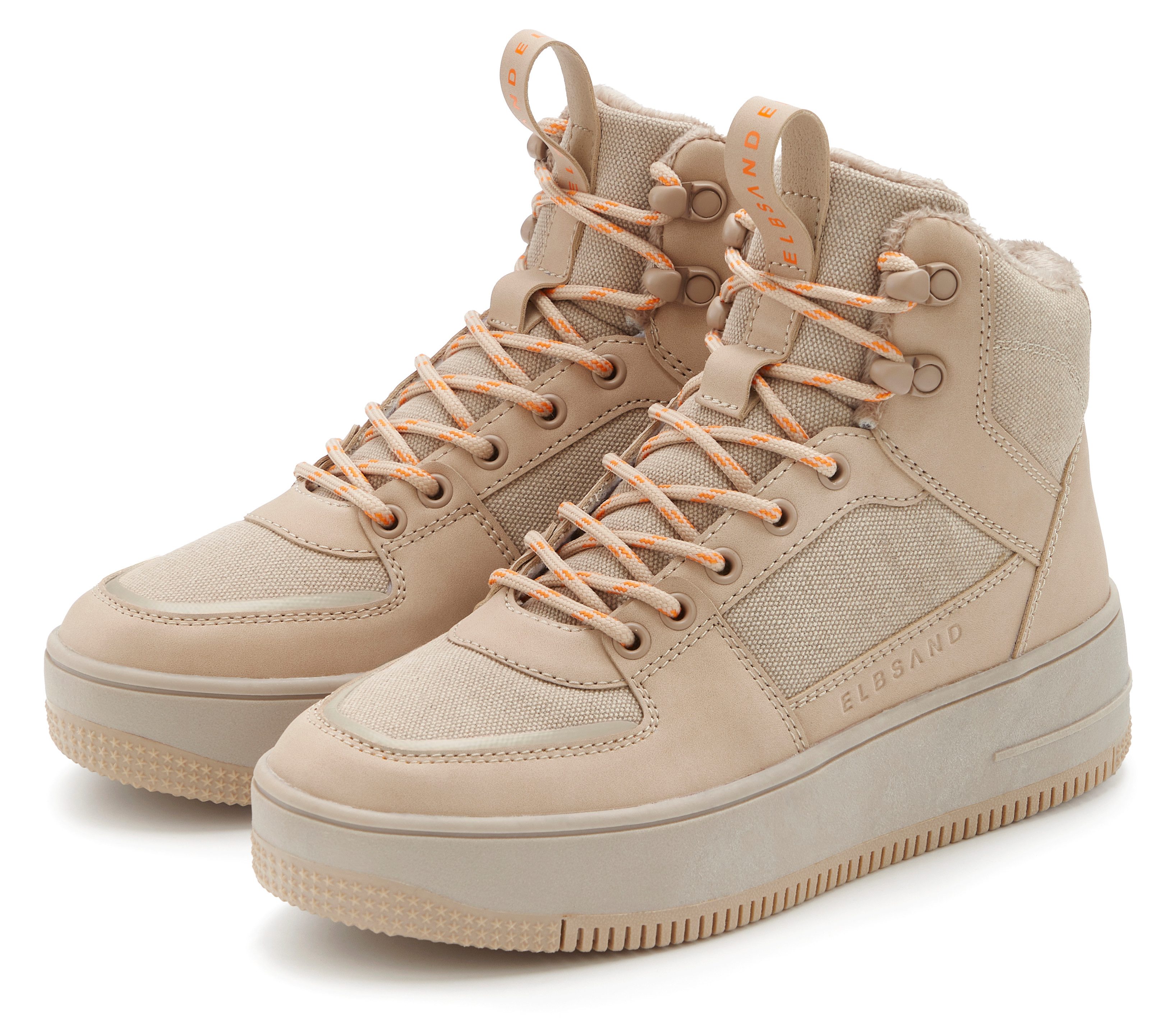 Elbsand Freizeitschuh, Halbschuh, High Top Sneaker, Turnschuh, Schnürschuh Sneaker NEU mit wärmendem Futter und wasserabweisender Comfortex-Klimamembran