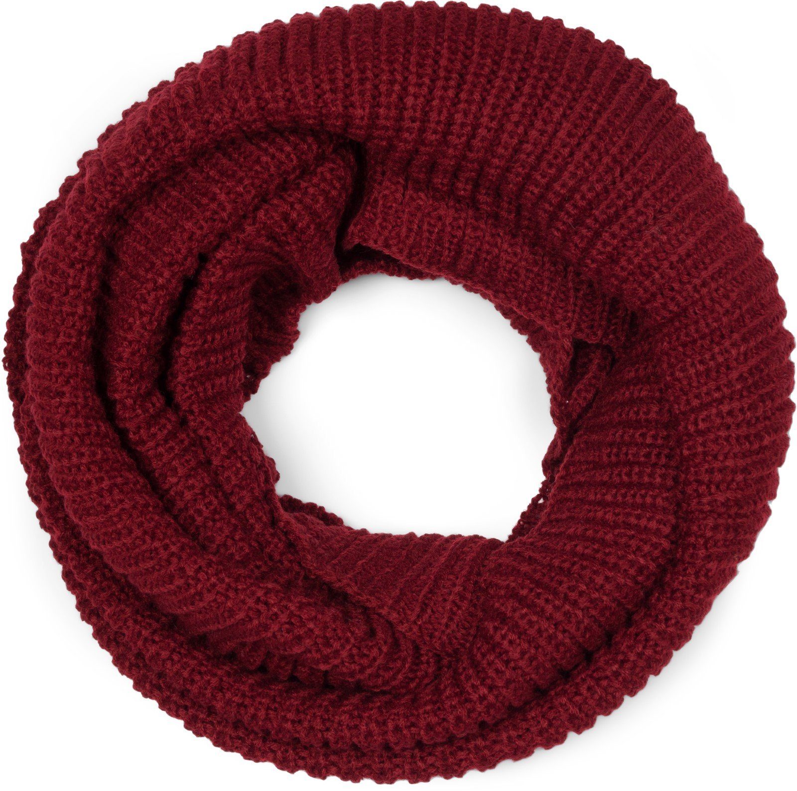 Strickschal Unifarbener Feinstrick Loop