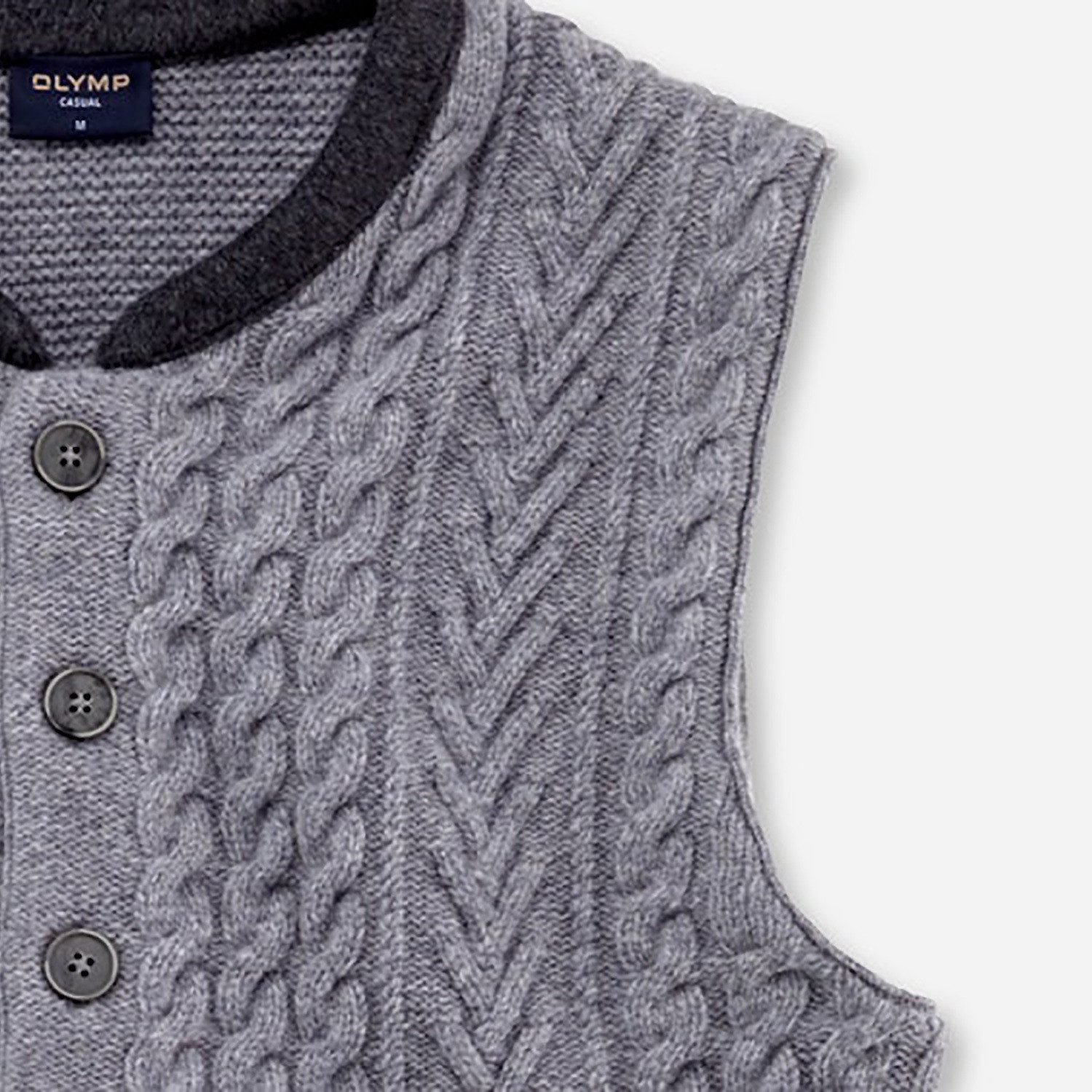 OLYMP Funktionsweste Weste Strickweste Tracht (1-tlg)