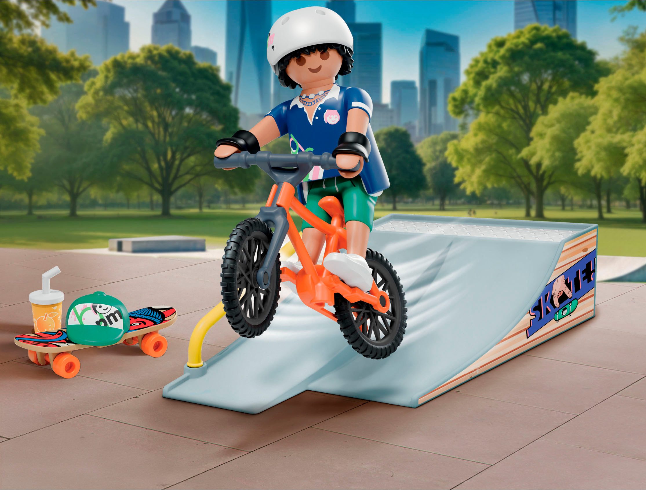 Playmobil® Skateboard mit Rampe (71798), My Life Konstruktions-Spielset, (1 günstig online kaufen