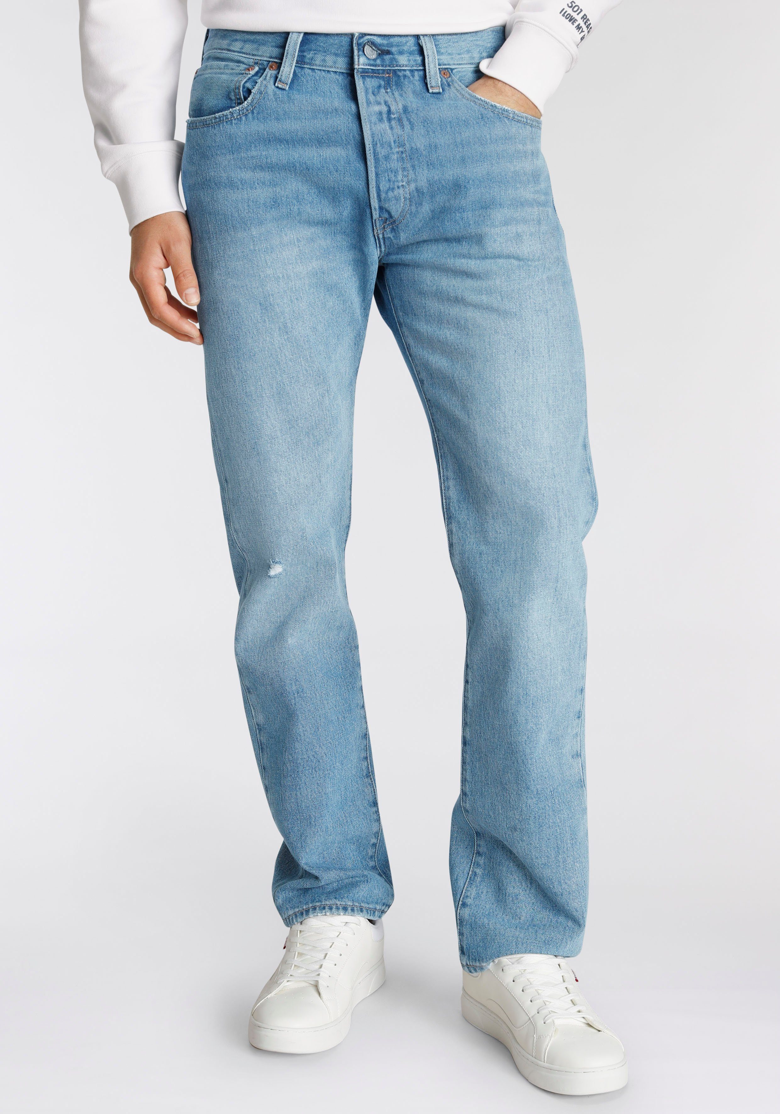 Levi's® Straight-Jeans 501®, Gerades Bein, normale Leibhöhe