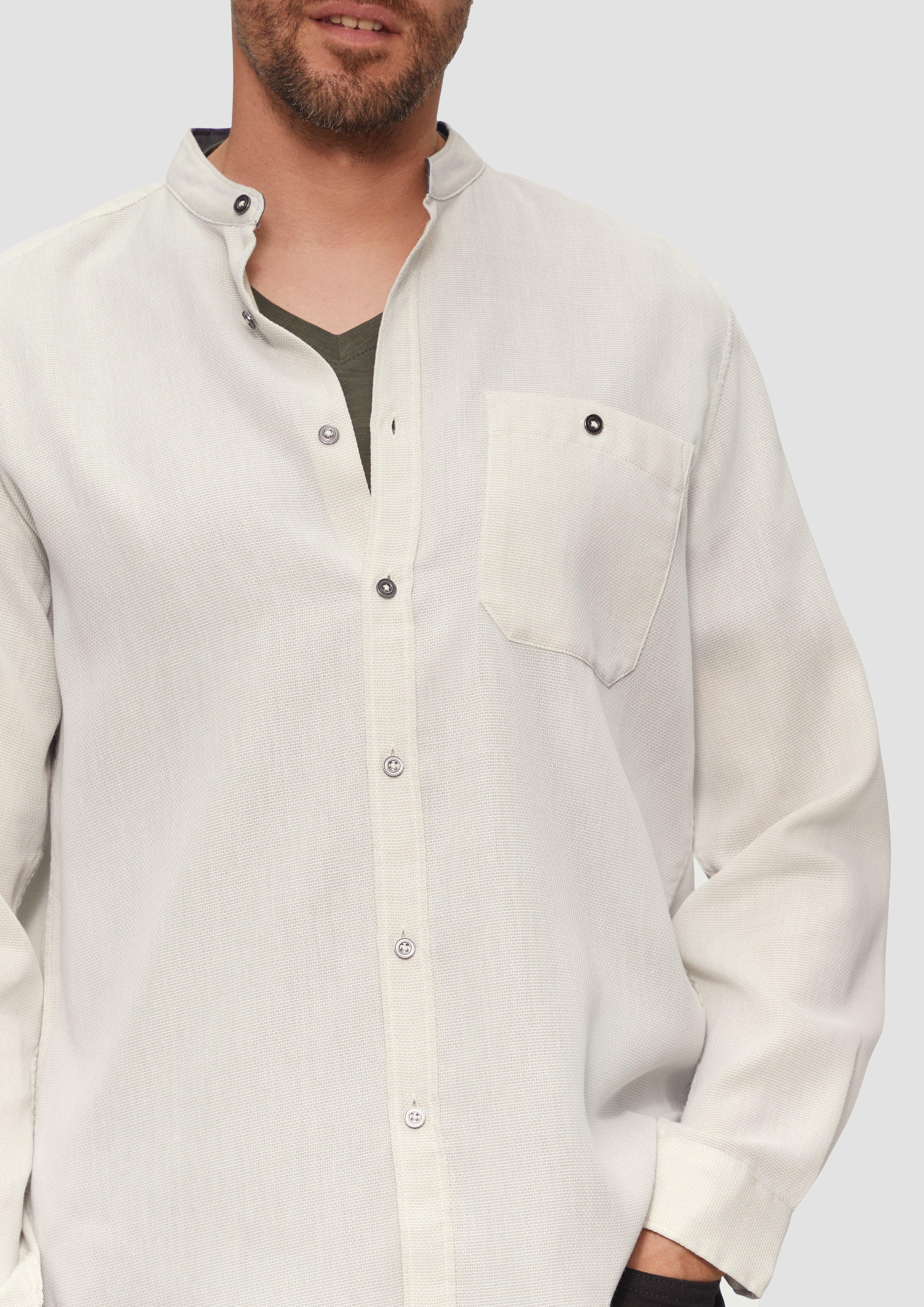 s.Oliver Langarmhemd Regular Fit: Hemd mit günstig online kaufen